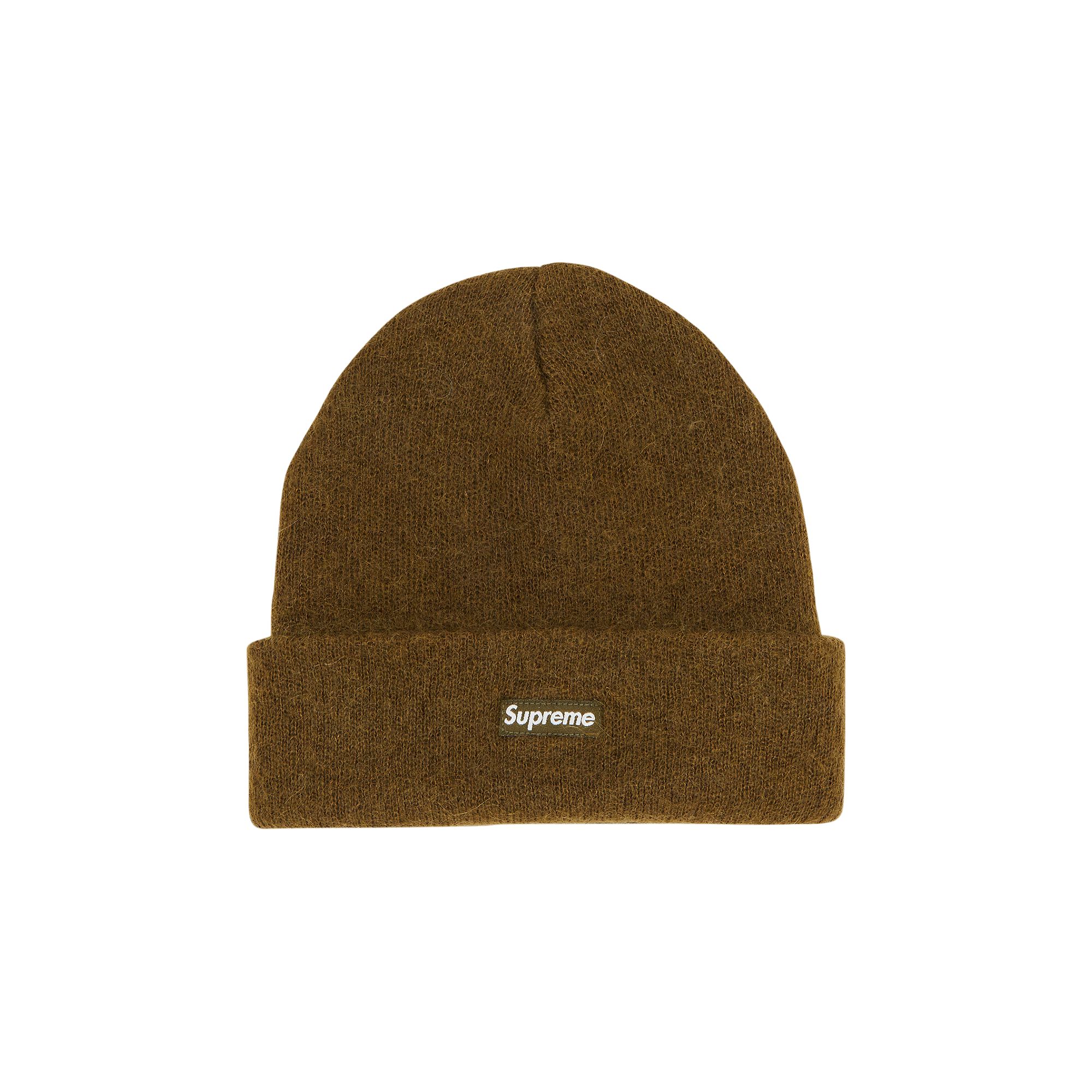 Pre-owned Supreme Mohair Beanie 'dark Khaki' In Tan