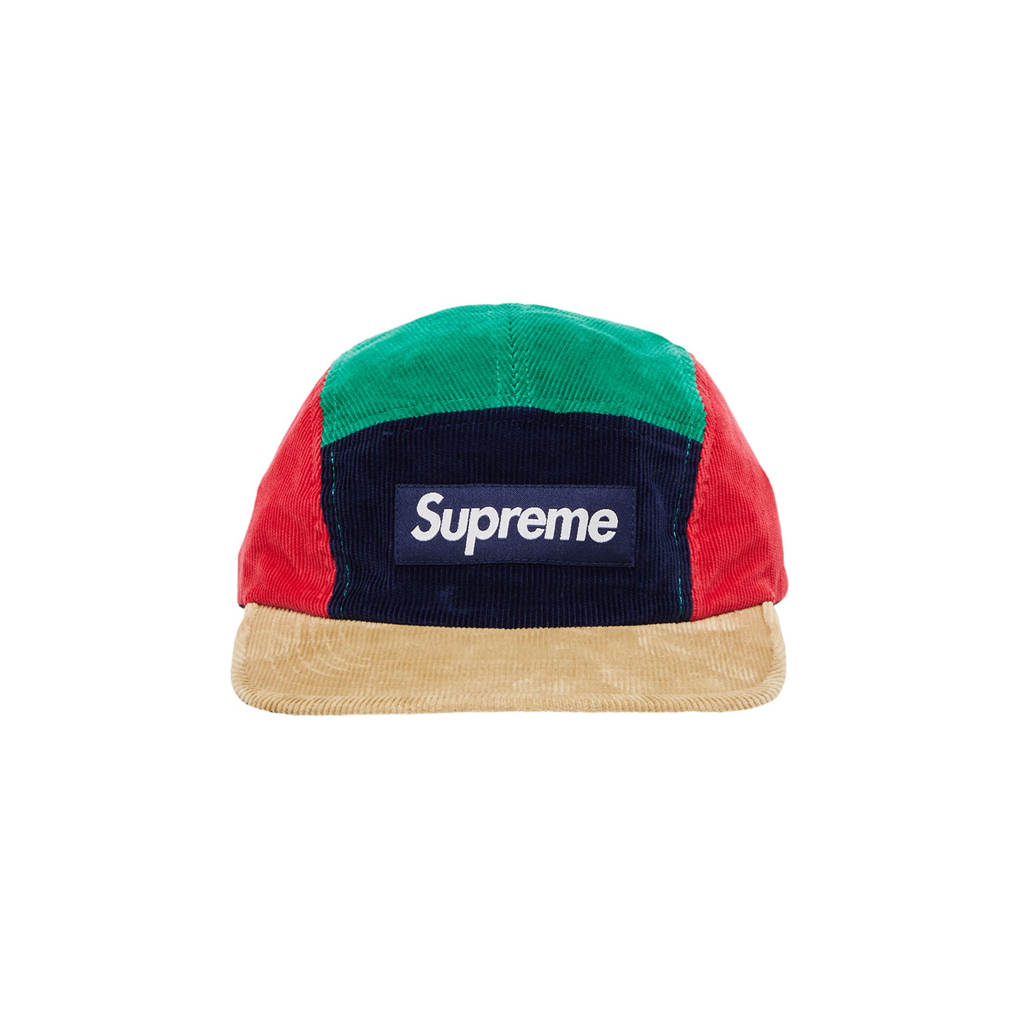 Pre-owned Supreme Corduroy Camp Cap 'multicolor' In Multi-color