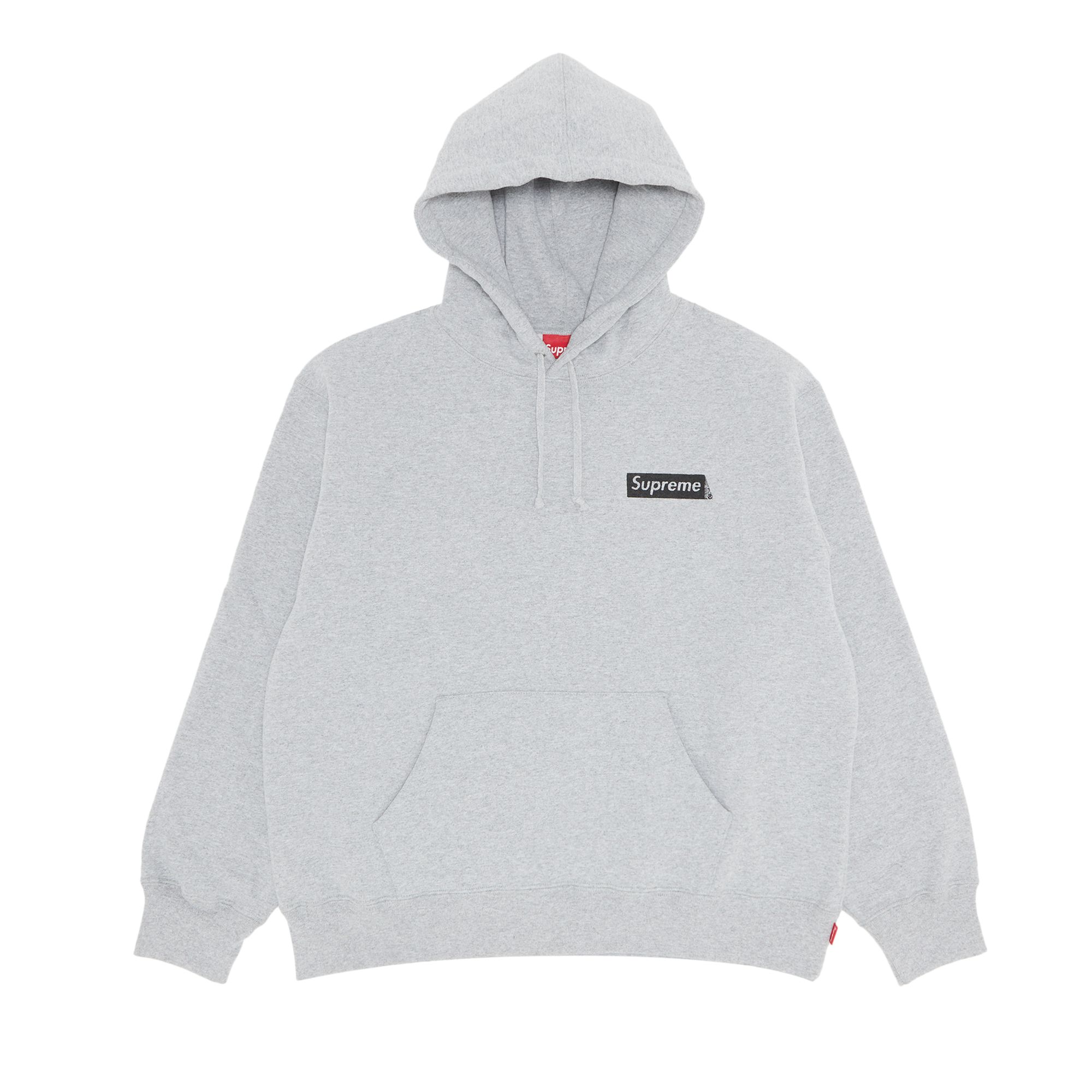 Pre-owned Supreme Catwoman Hooded Sweatshirt 'heather Grey'