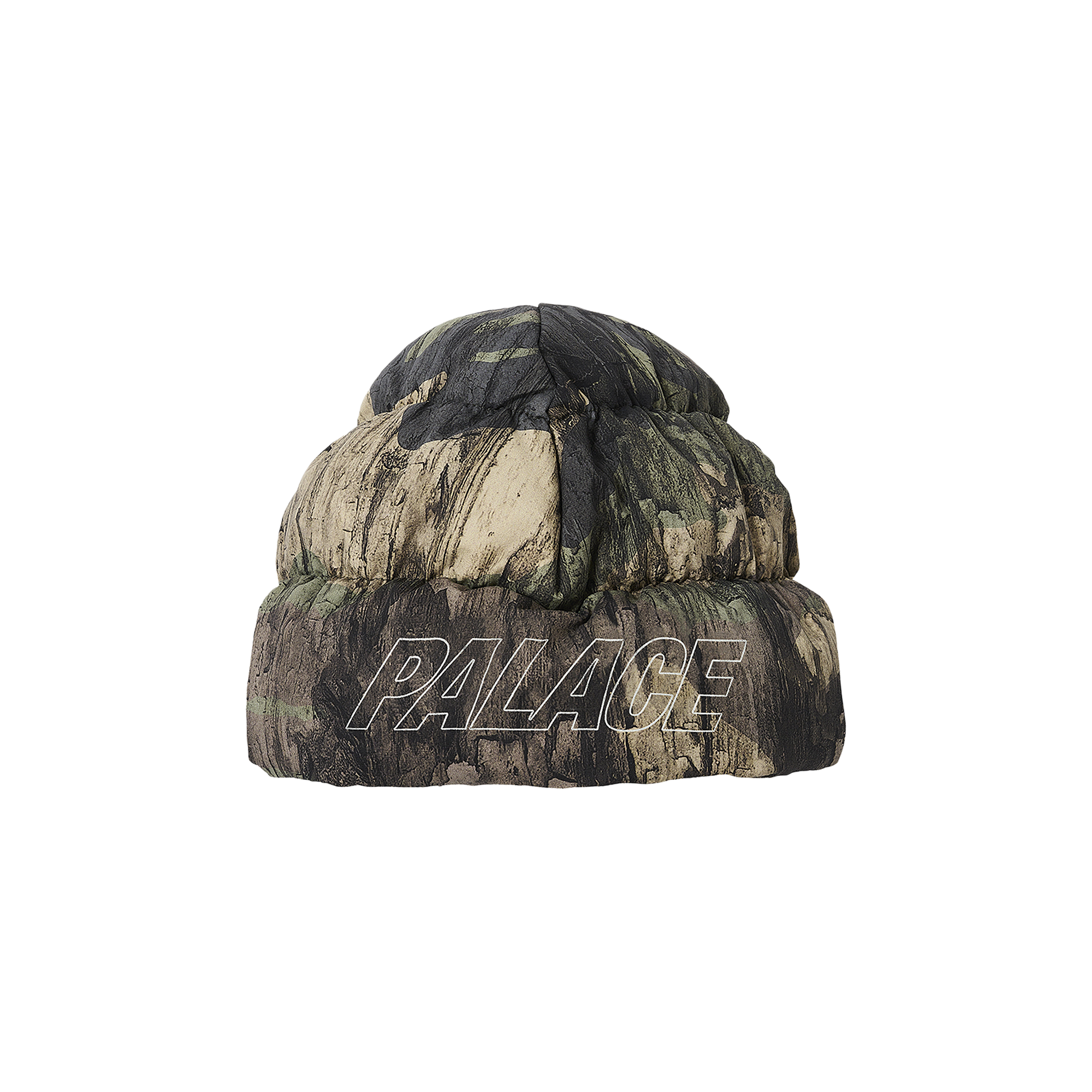 Pre-owned Palace Pertex Puffa Beanie 'deep Forest' In Green