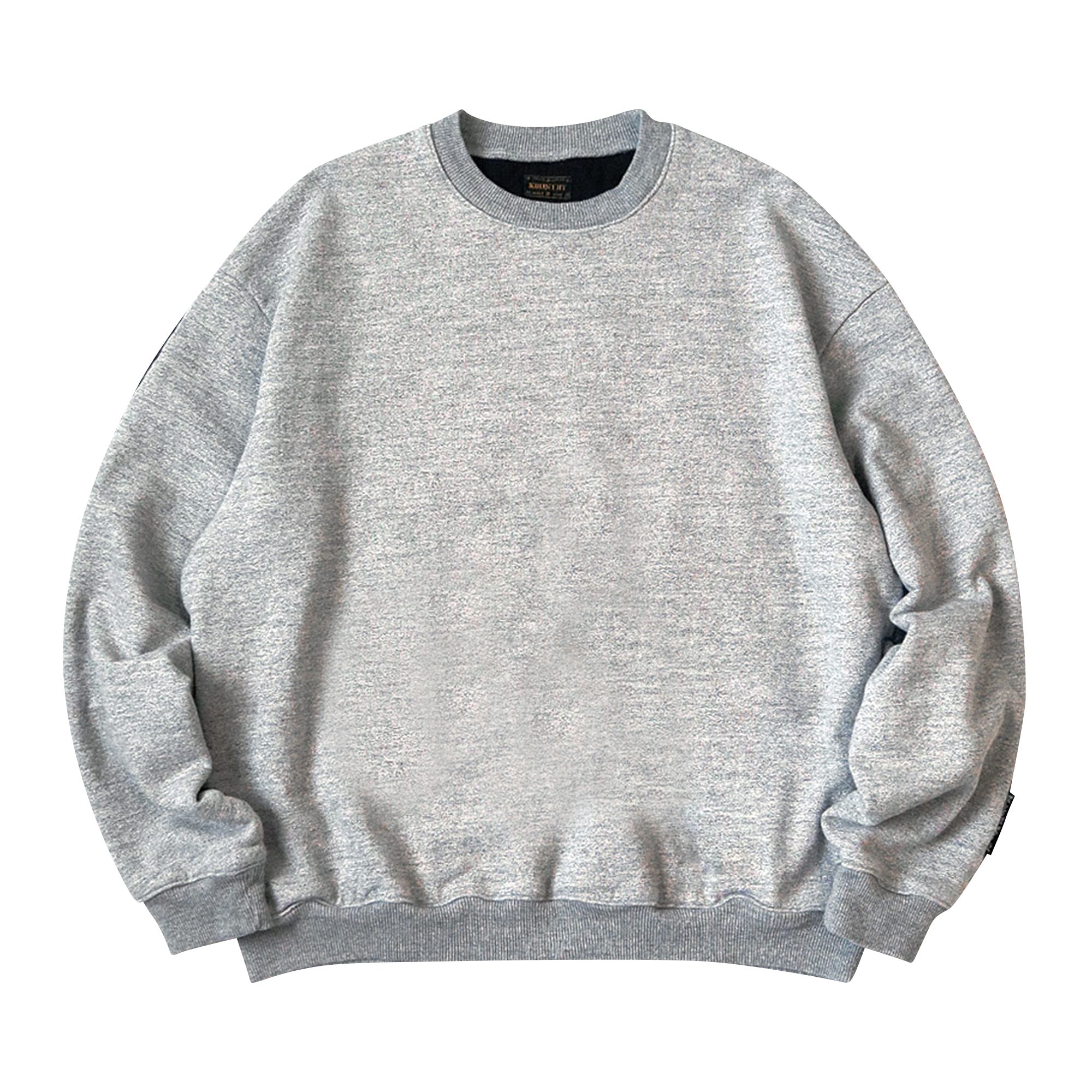 Pre-owned Kapital Quilted 2-tone Big Sweatshirt 'grey' | Men's Size 3