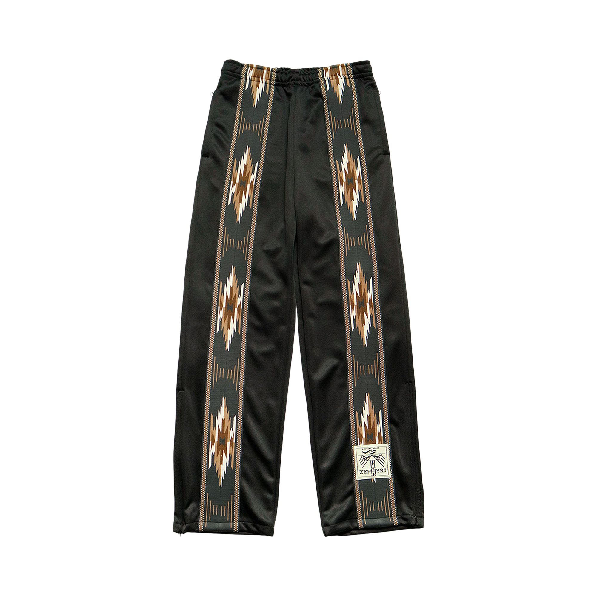 Pre-owned Kapital Smooth Jersey Kochi & Zephyr Straight Pants 'black' | Men's Size 4