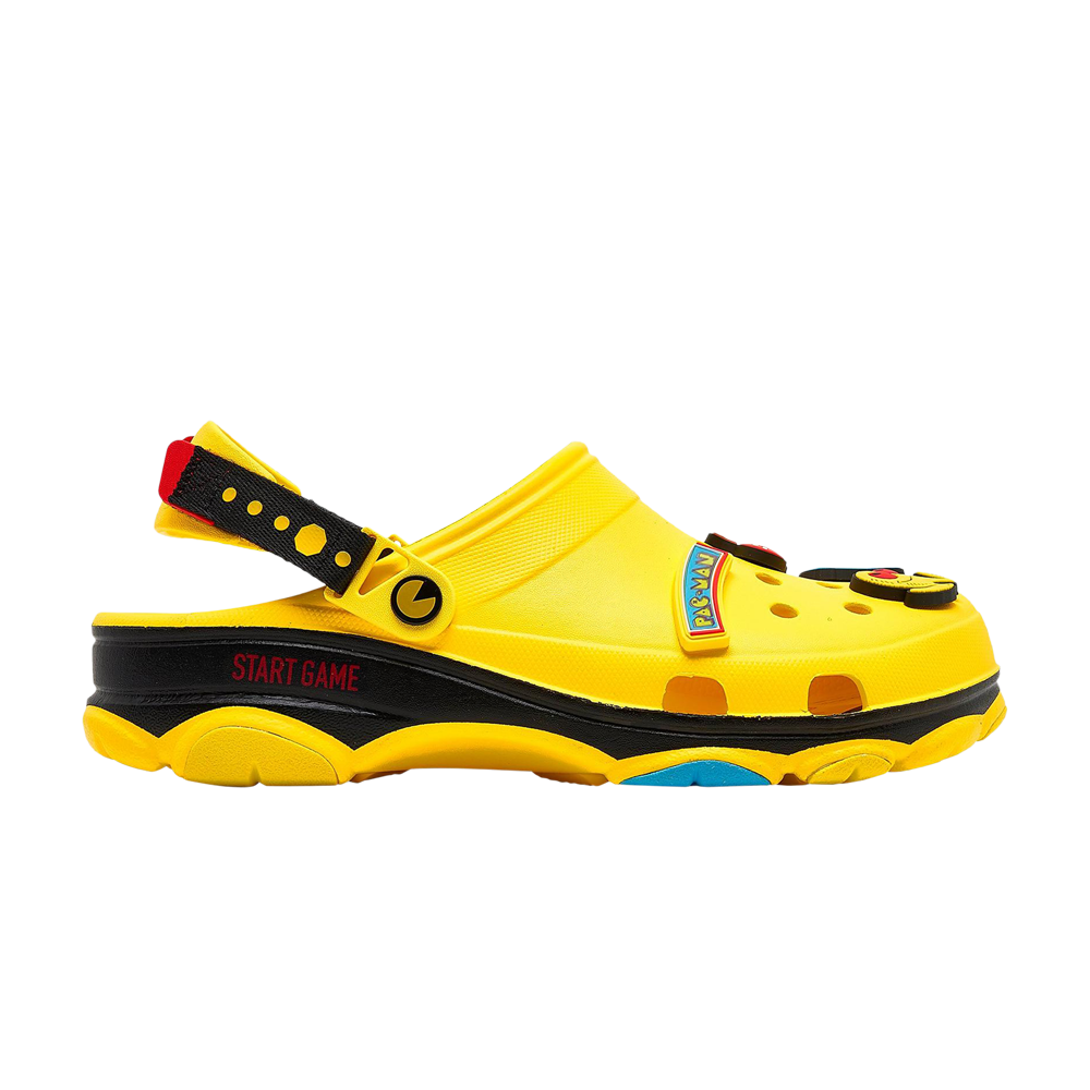 Pre-owned Crocs Pac-man X All-terrain Clog 'pac-man' In Yellow