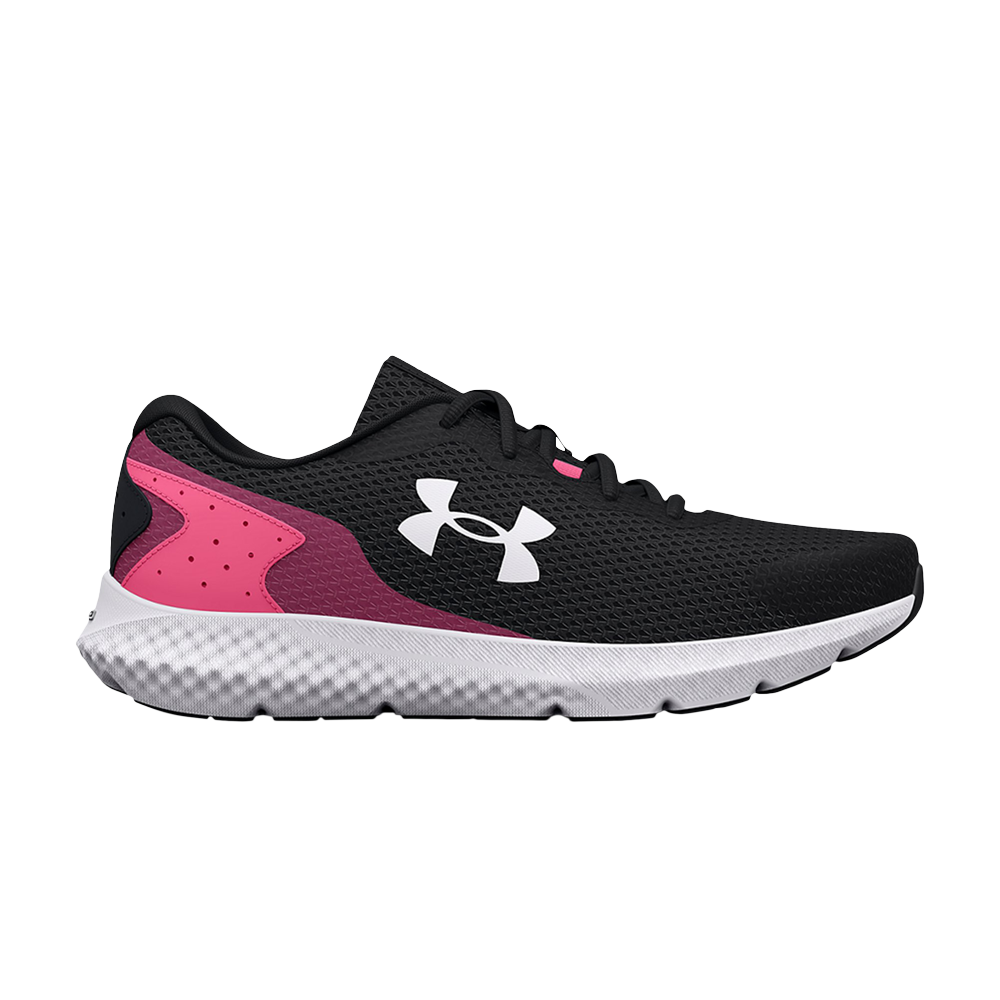 Pre-owned Under Armour Wmns Charged Rogue 3 'black Pink Punk'