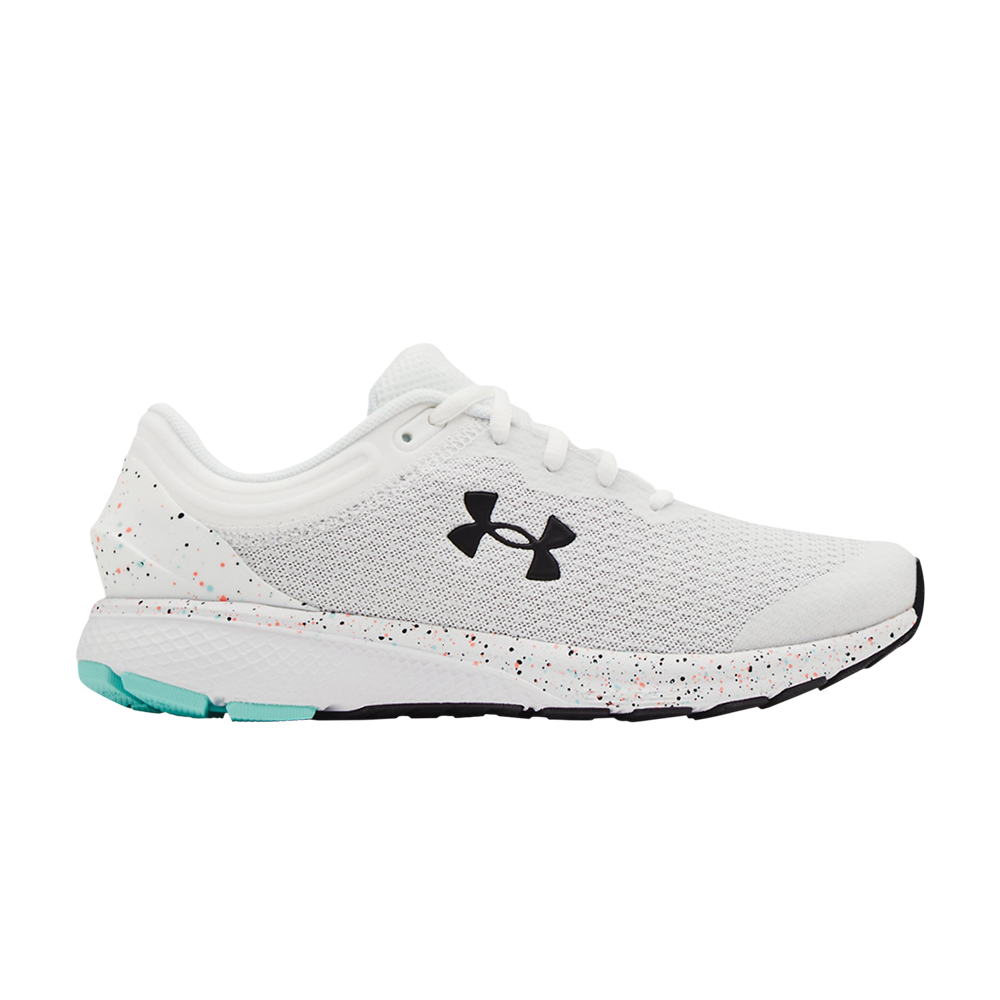 Pre-owned Under Armour Wmns Charged Escape 3 'big Logo - Paint Splatter' In White