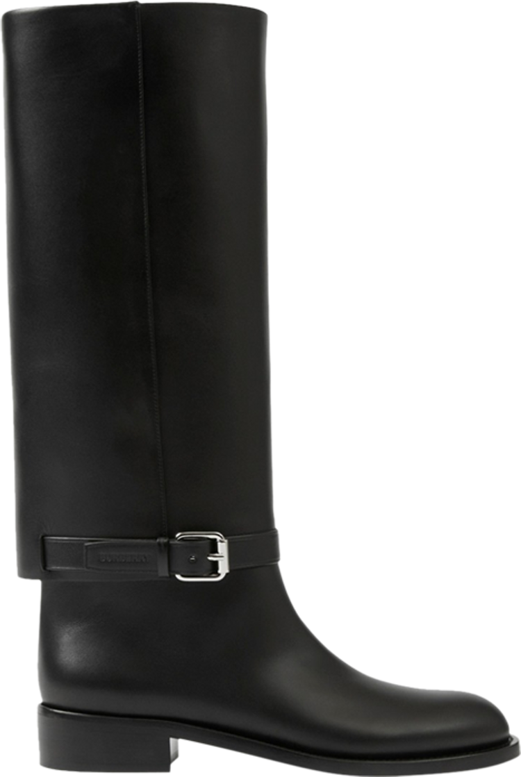 Burberry Wmns Leather Boot 'Black'