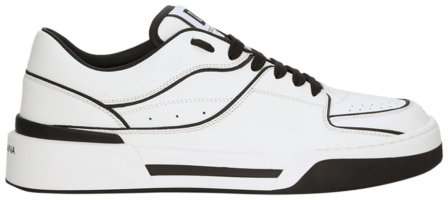 Buy Dolce & Gabbana New Roma Low 'White Black' - CS2036 AY965 89697 | GOAT
