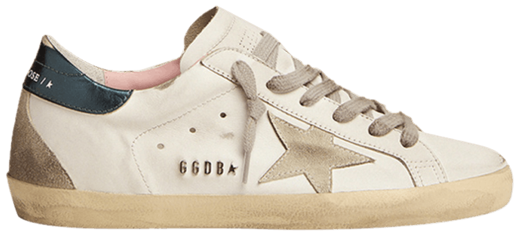 Golden Goose Wmns Superstar White Petroleum