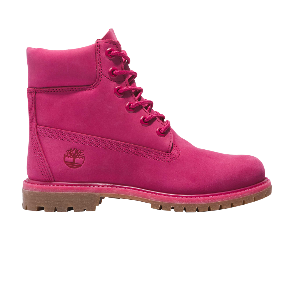 Pre-owned Timberland Wmns 6 Inch Boot '50th Anniversary - Dark Pink'