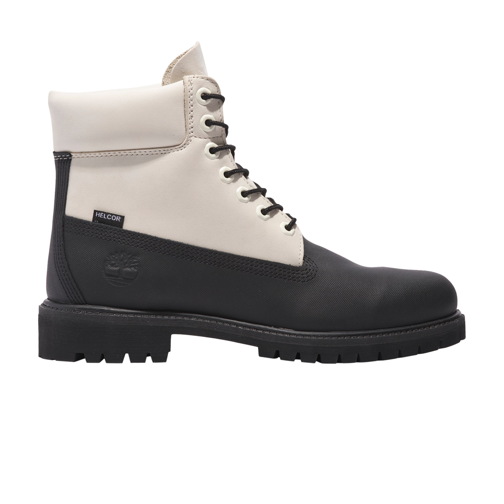 Pre-owned Timberland 6 Inch Premium Boot 'white Black'