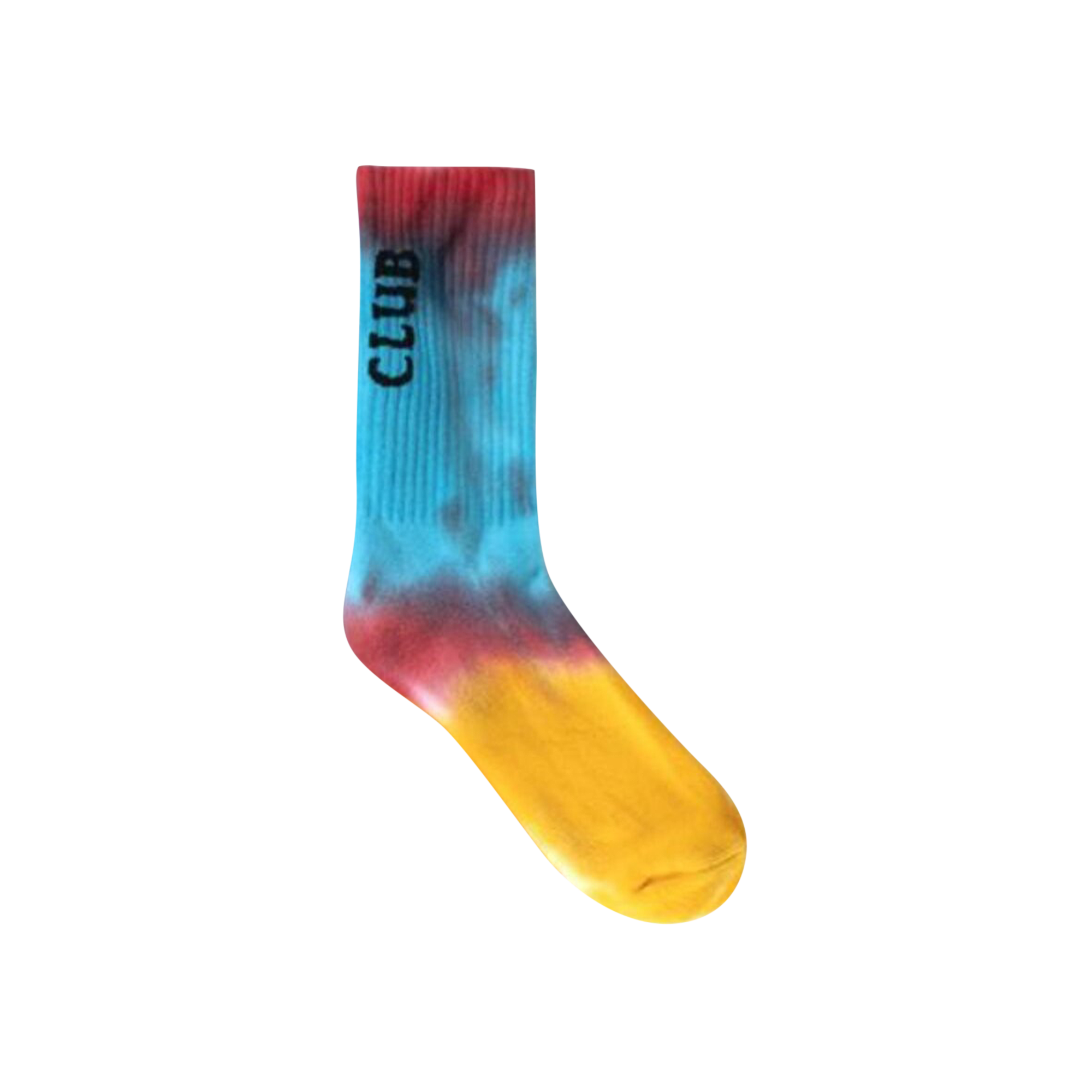 Pre-owned Anti Social Social Club Melted Hearts Socks 'rainbow' In Multi-color