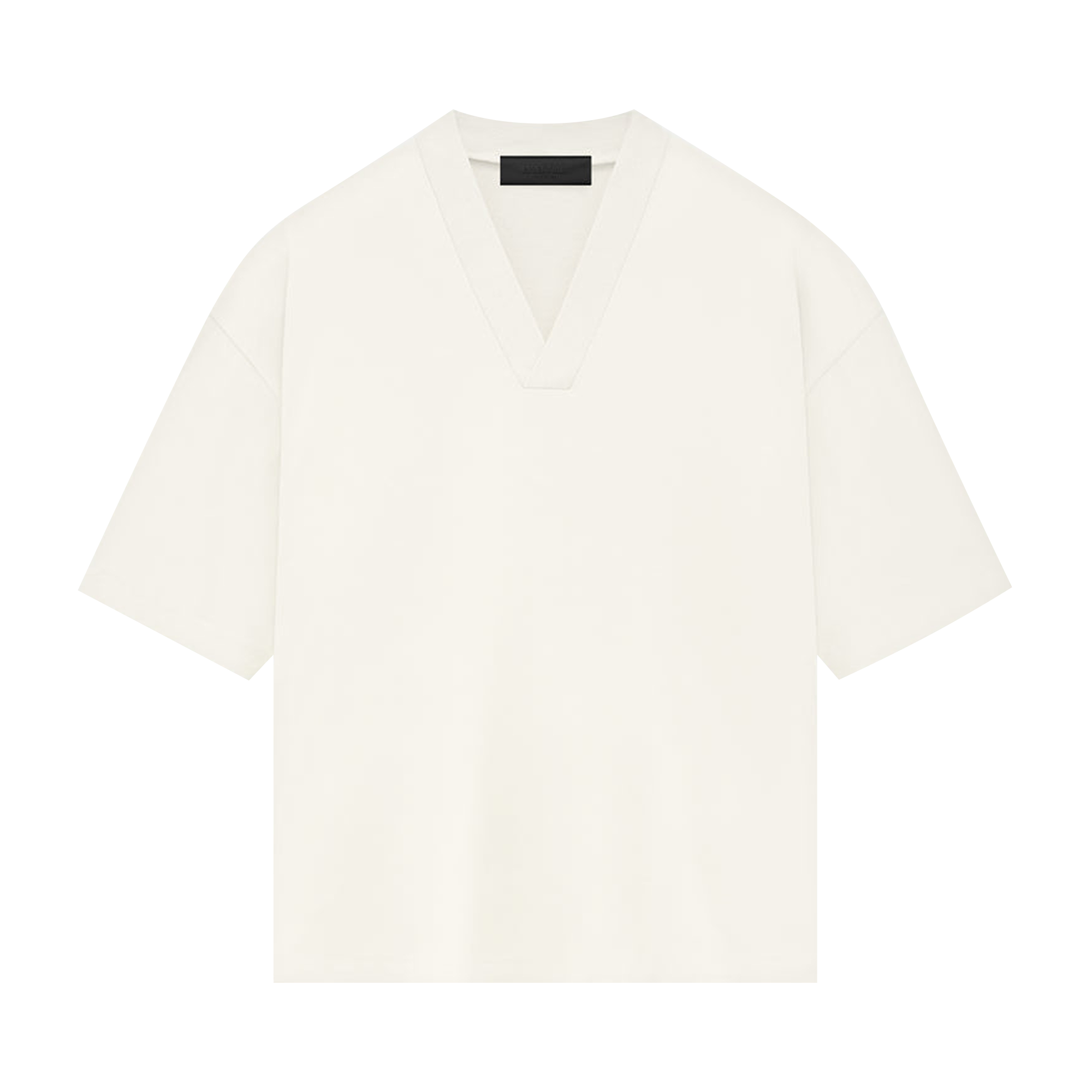 Pre-owned Essentials Fear Of God  V-neck 'cloud Dancer' In Cream