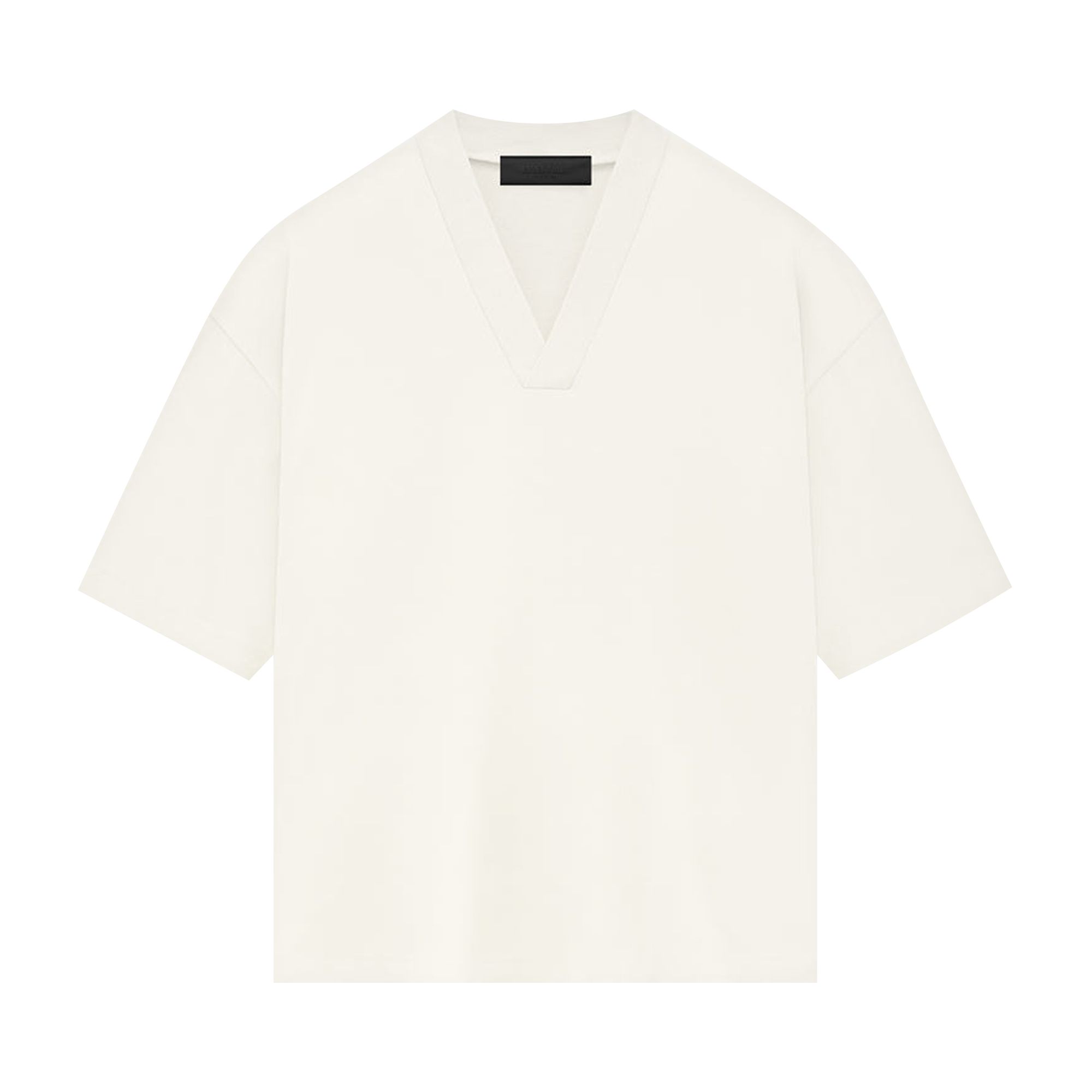 Pre-owned Essentials Fear Of God V-neck 'cloud Dancer' In Cream