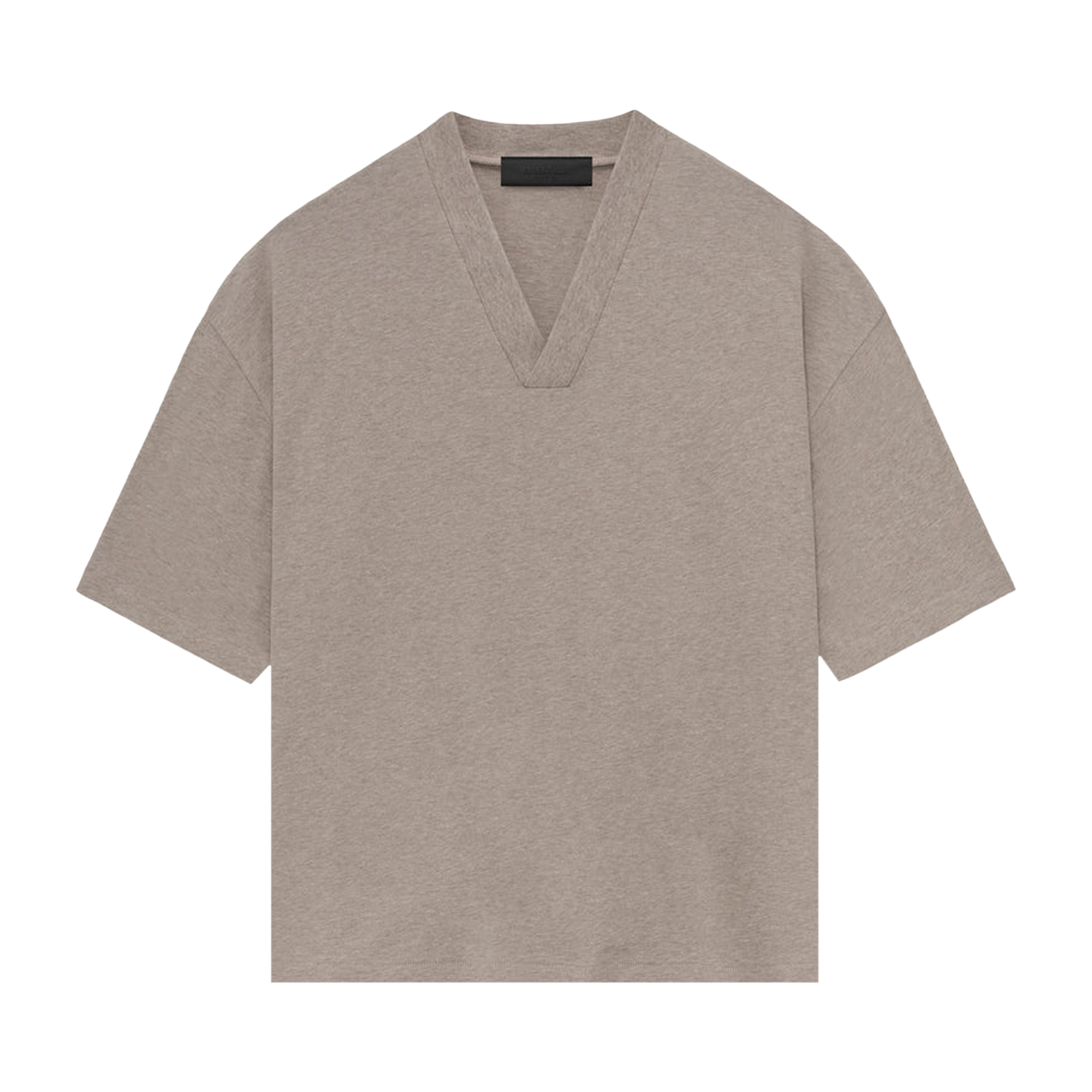 Pre-owned Essentials Fear Of God  V-neck 'core Heather' In Brown