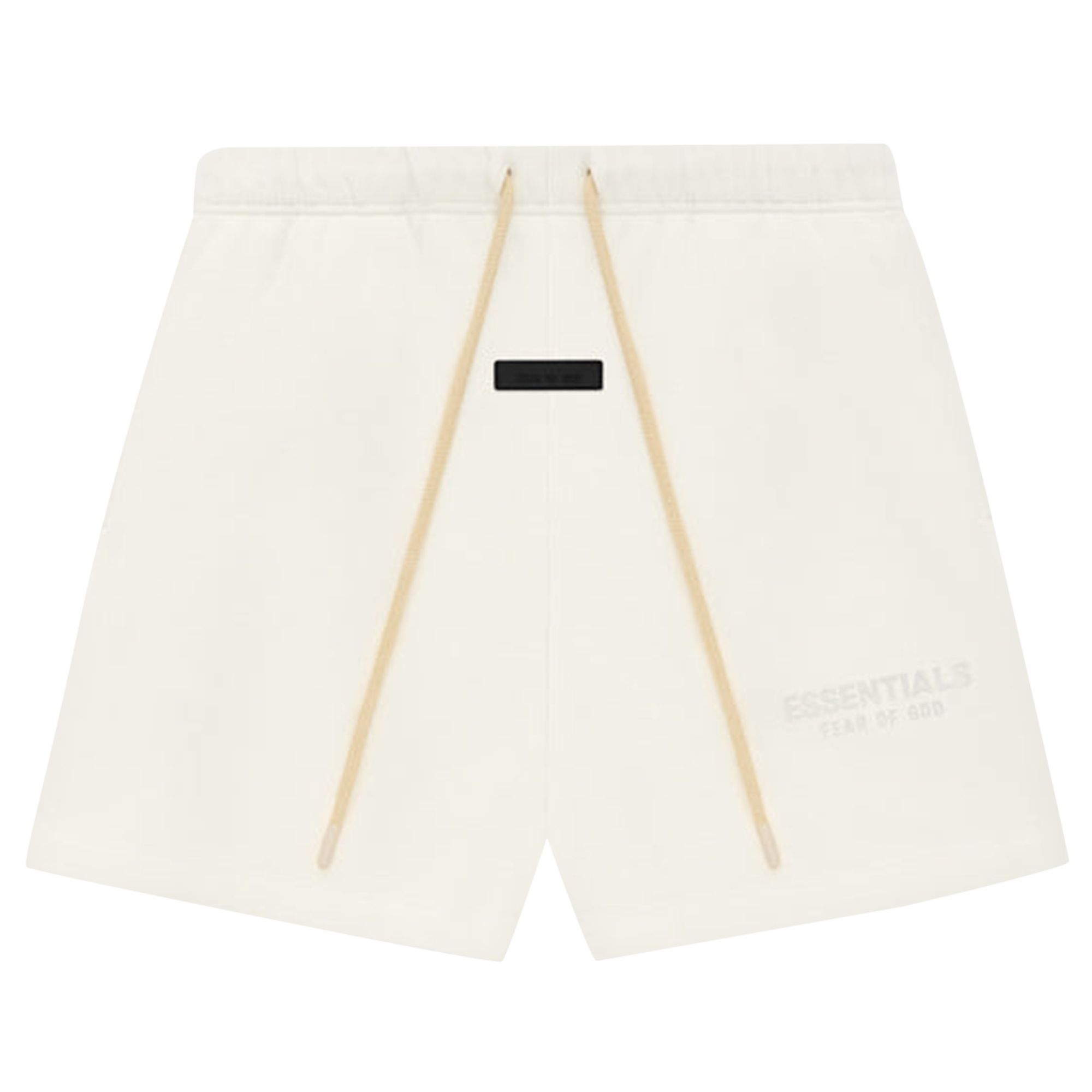 Pre-owned Essentials Fear Of God  Sweatshort 'cloud Dancer' In Cream