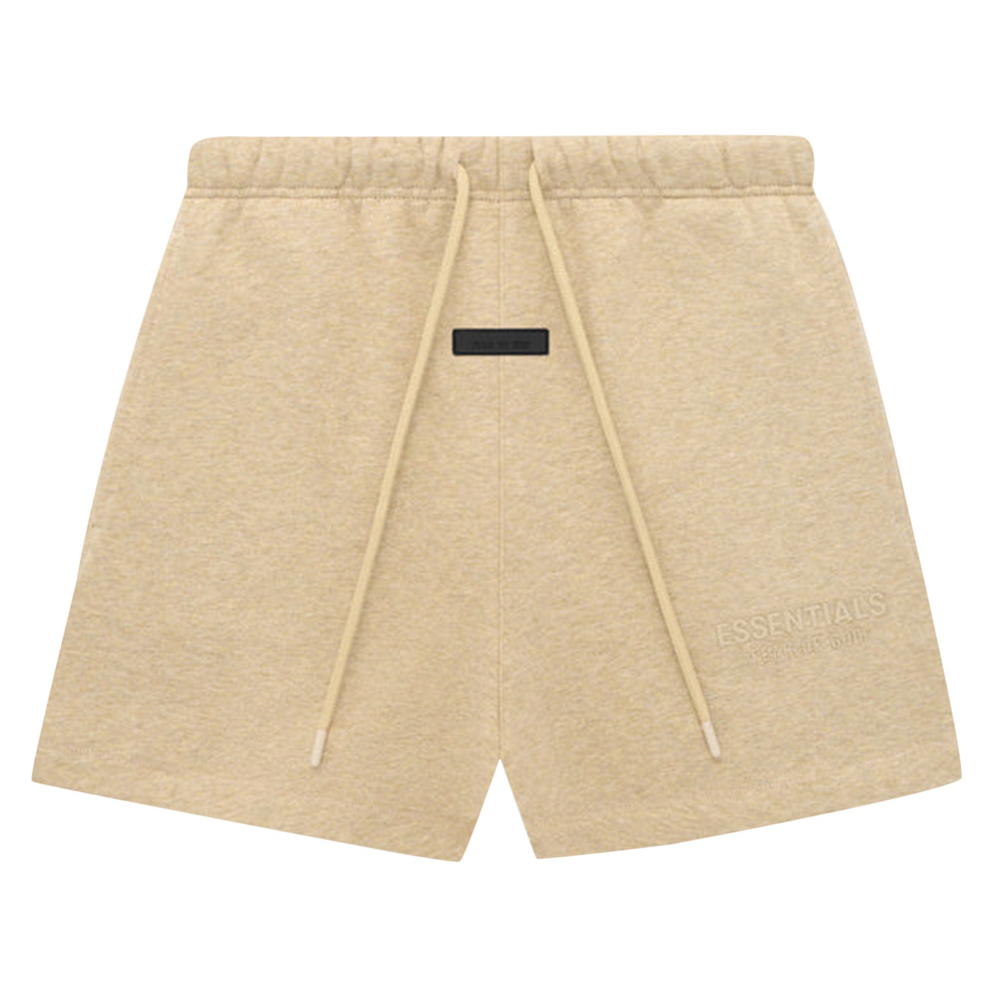 Pre-owned Essentials Fear Of God Sweatshort 'gold Heather' In Tan
