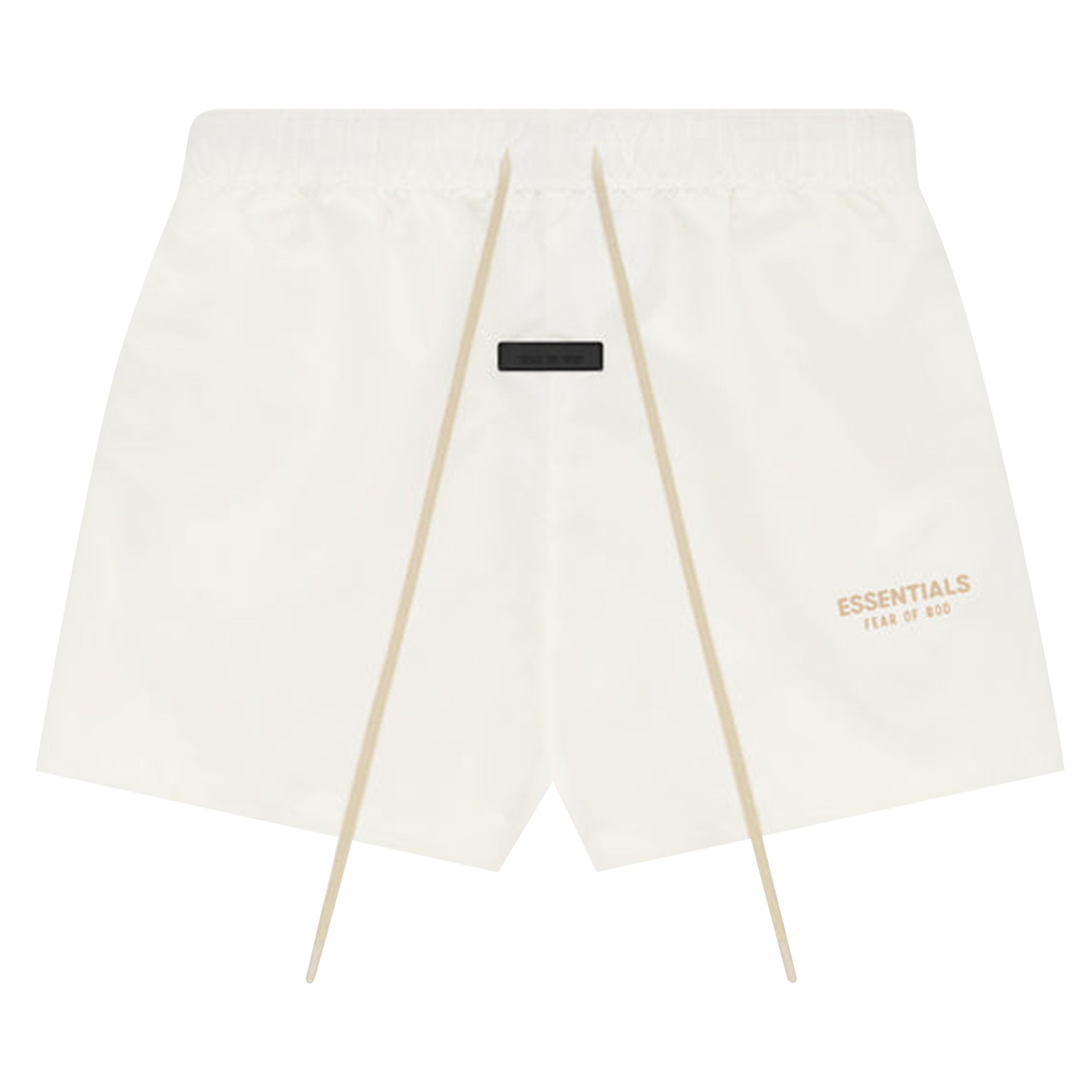 Pre-owned Essentials Fear Of God Running Short 'cloud Dancer' In Cream