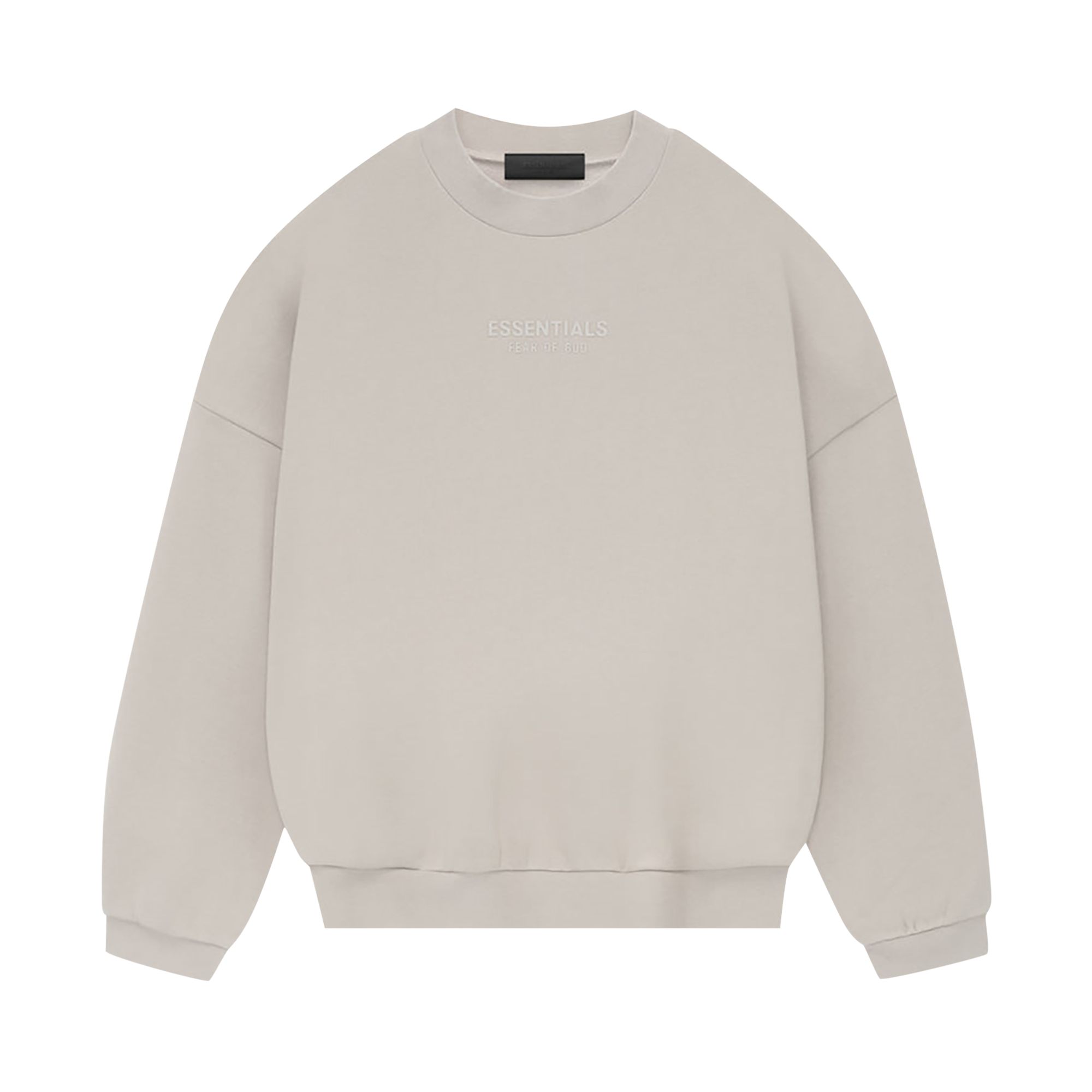 Pre-owned Essentials Fear Of God Crewneck 'silver Cloud' In Grey