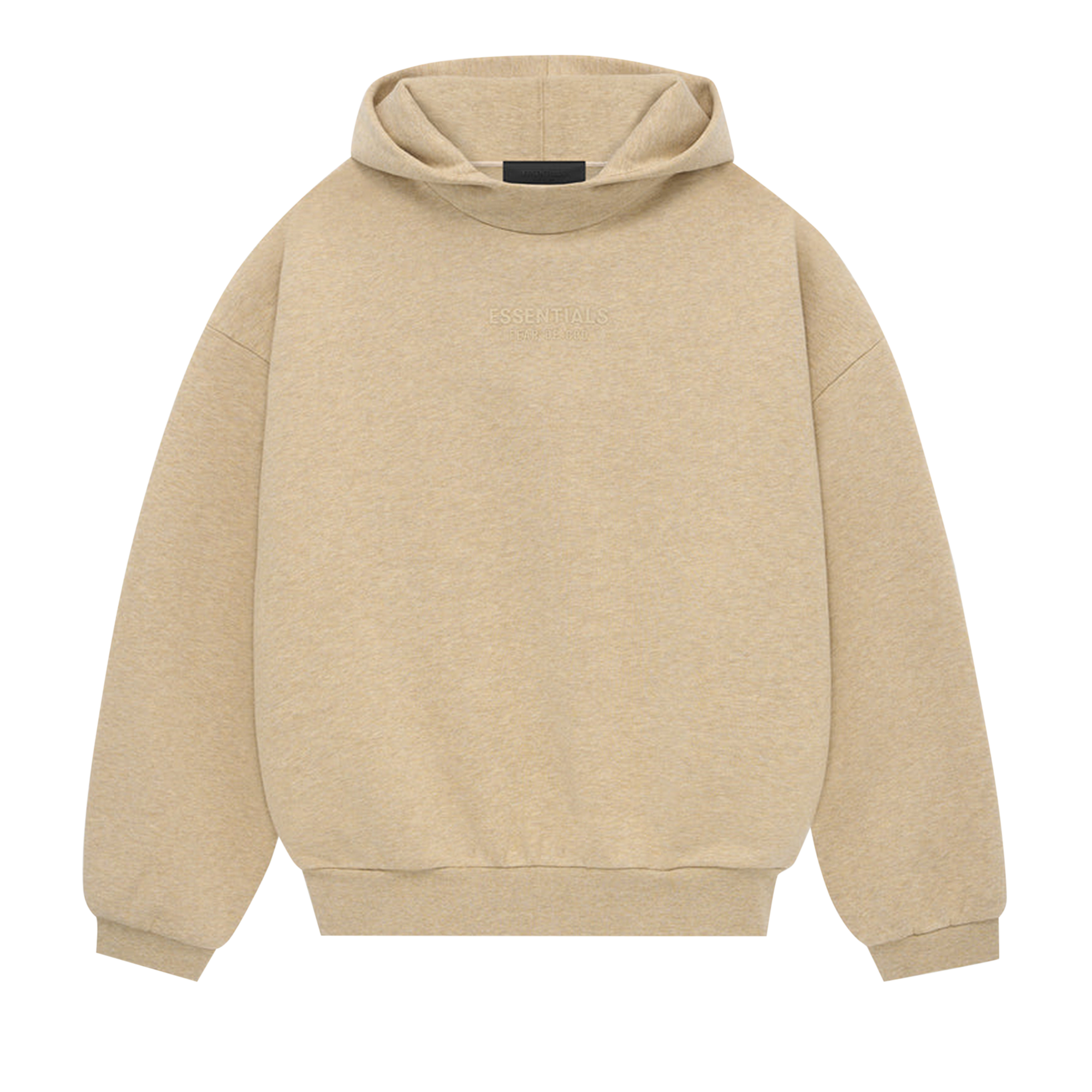 Pre-owned Essentials Fear Of God  Hoodie 'gold Heather' In Tan