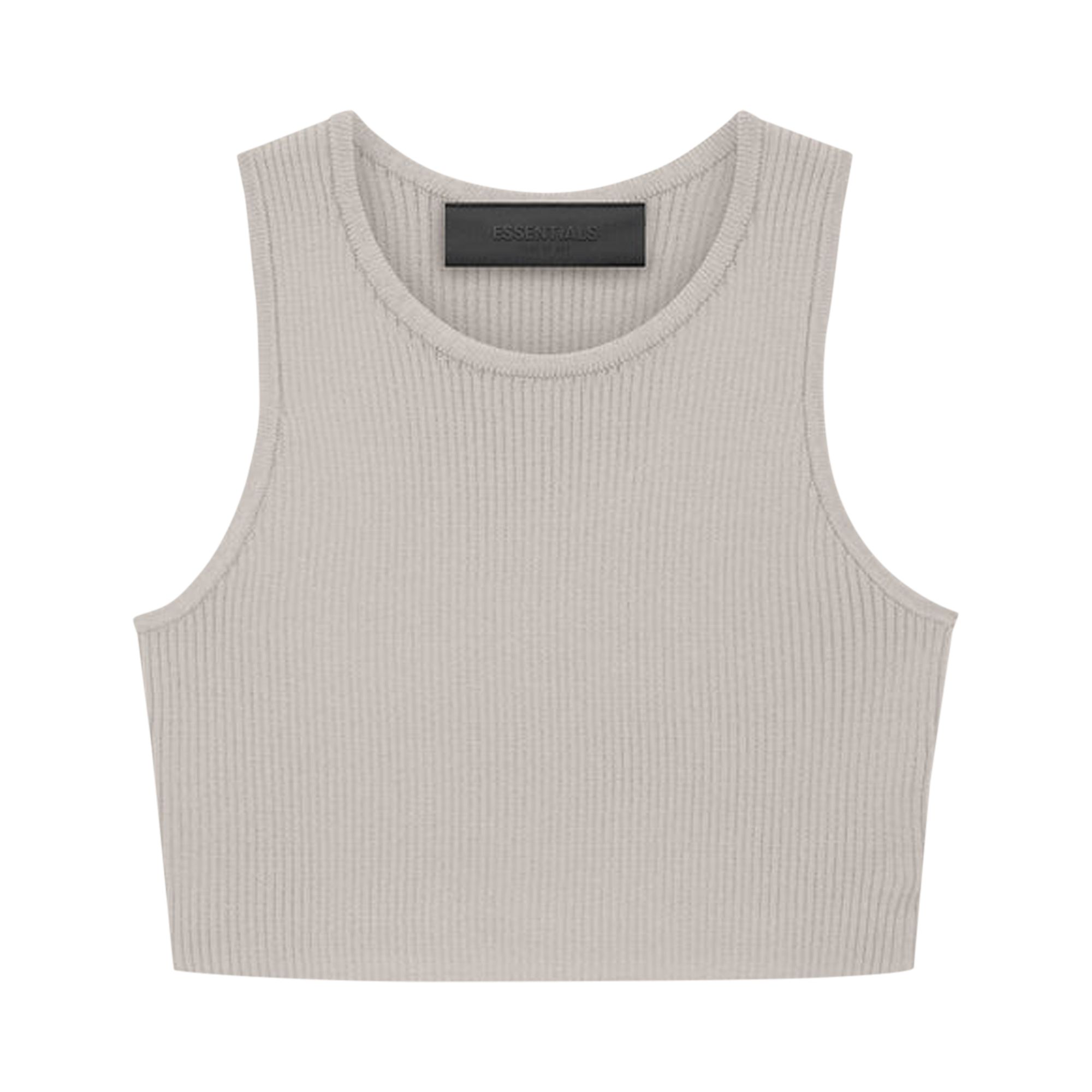 Fear of God Essentials Sport Tank 'Silver Cloud' | Grey | Women's Size S