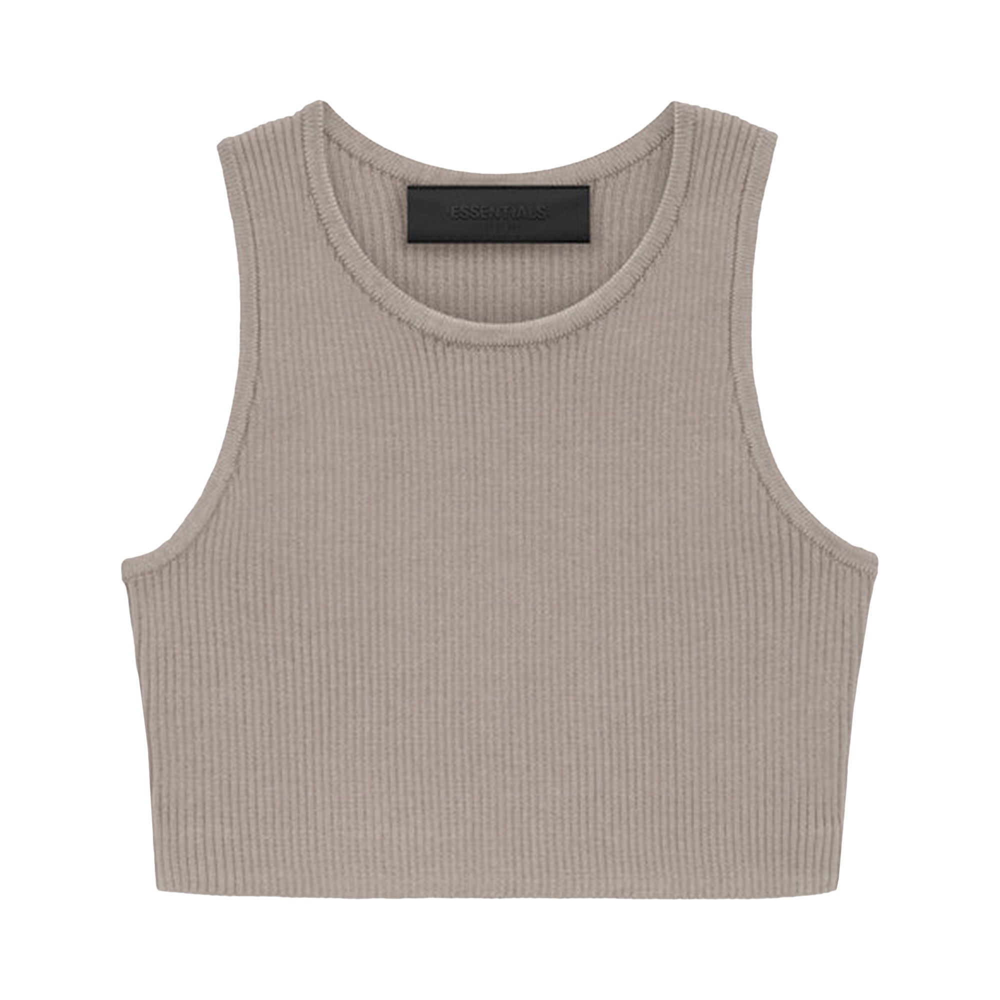 Pre-owned Essentials Fear Of God Sport Tank 'core Heather' In Brown