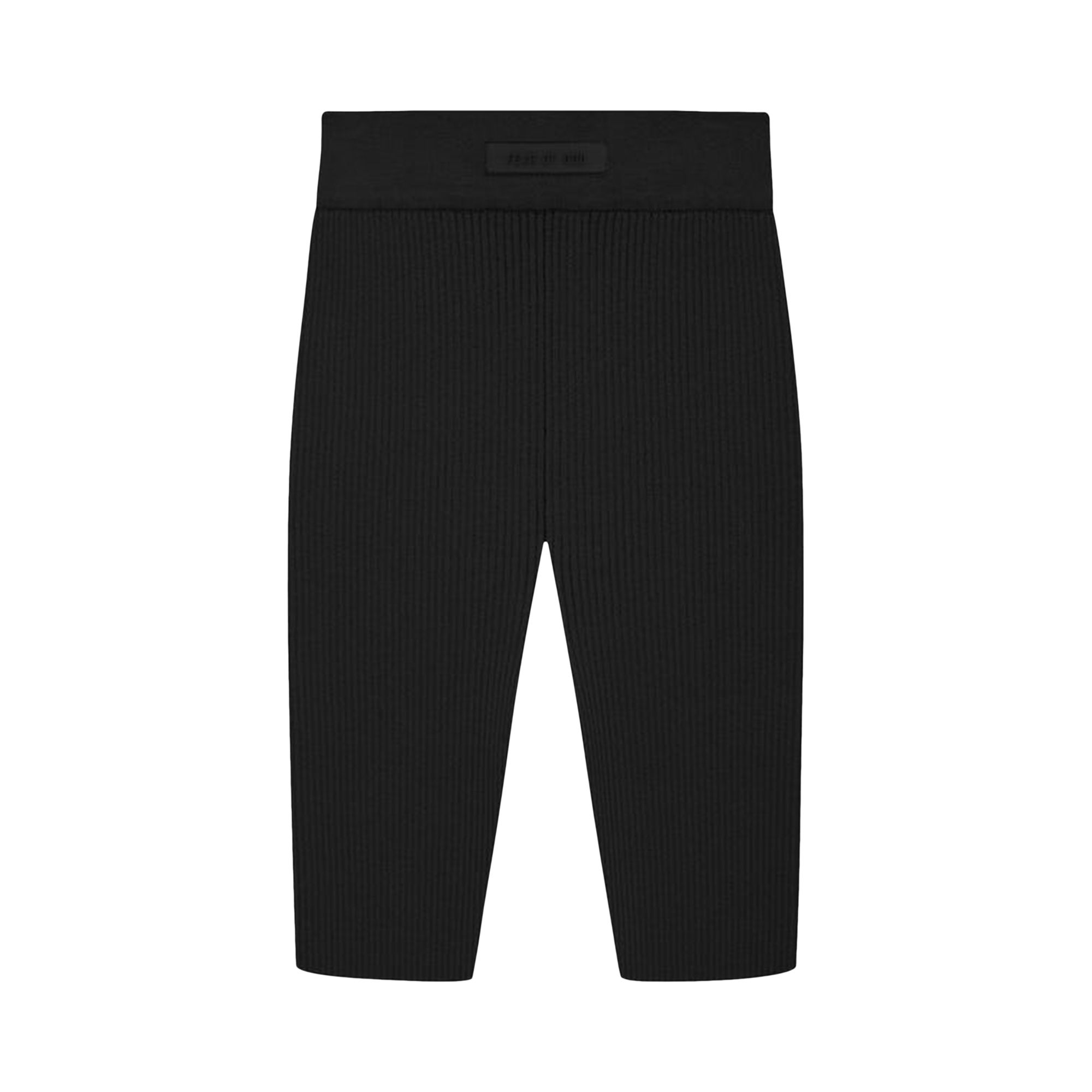 Pre-owned Essentials Fear Of God Biker Short 'jet Black'