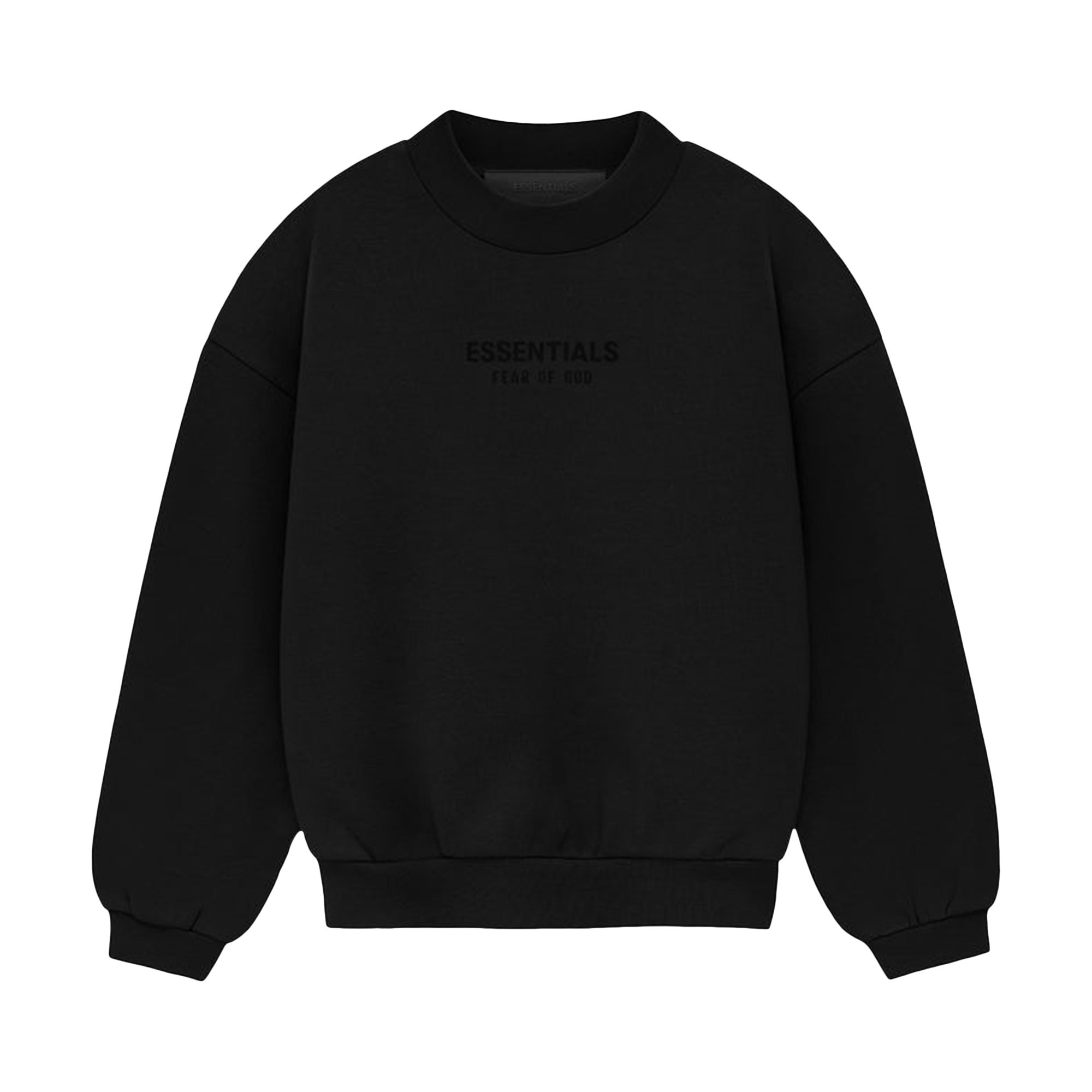 Fear of God Essentials Kids Crewneck 'Jet Black' | Kid's Size -4.5