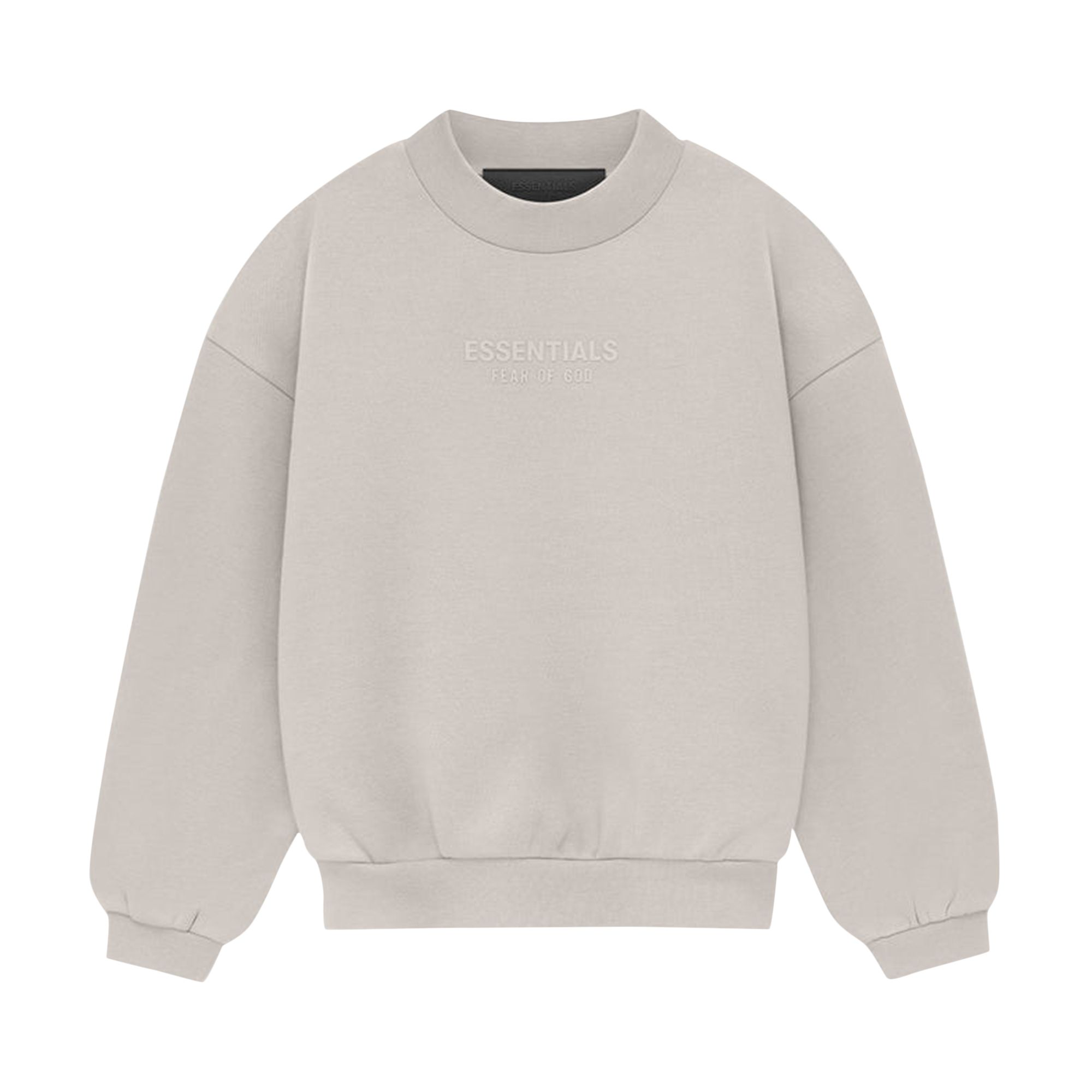 Fear of God Essentials Kids Crewneck 'Silver Cloud' | Grey | Kid's Size -4.5