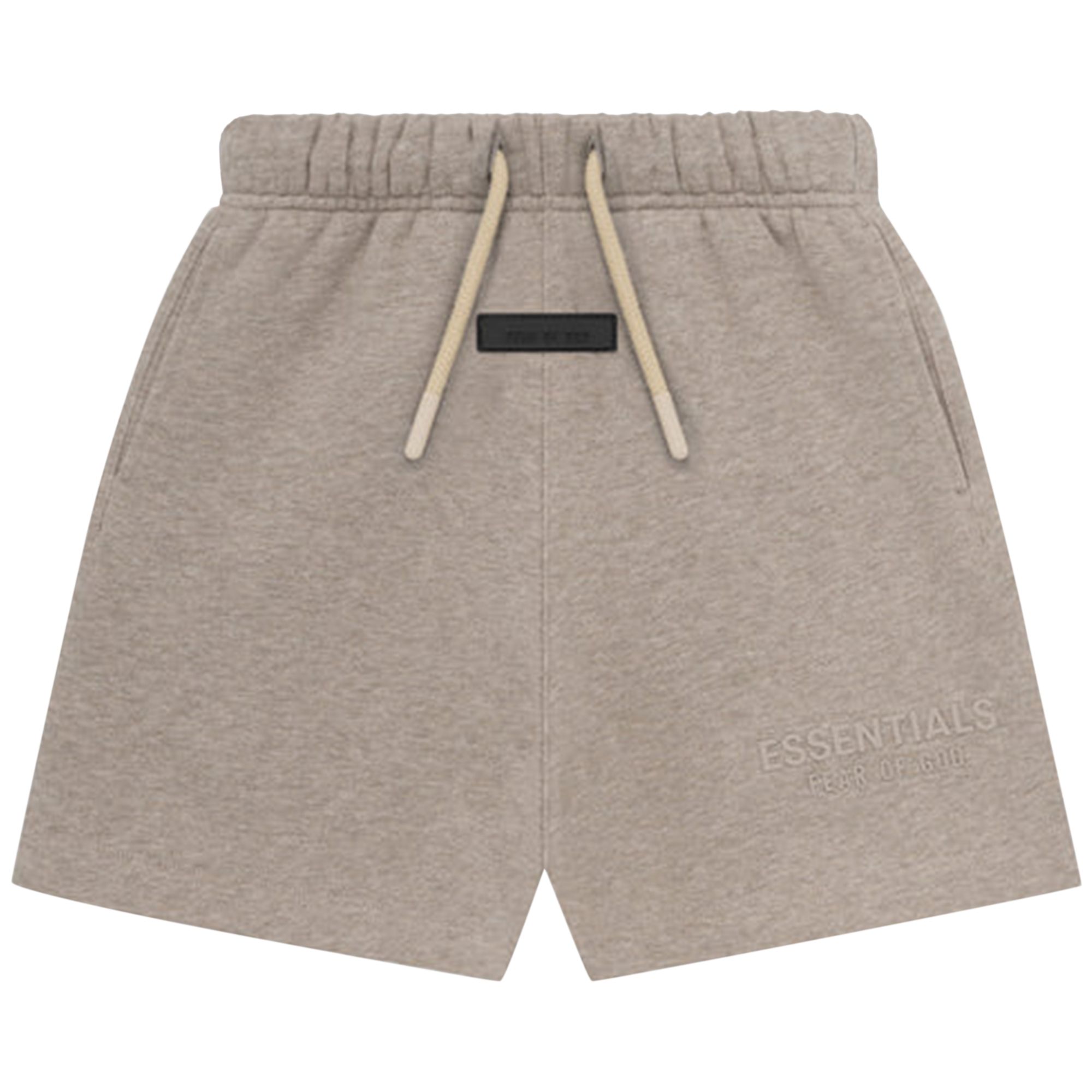 Fear of God Essentials Kids Sweatshort 'Core Heather' | Brown | Kid's Size 14.5