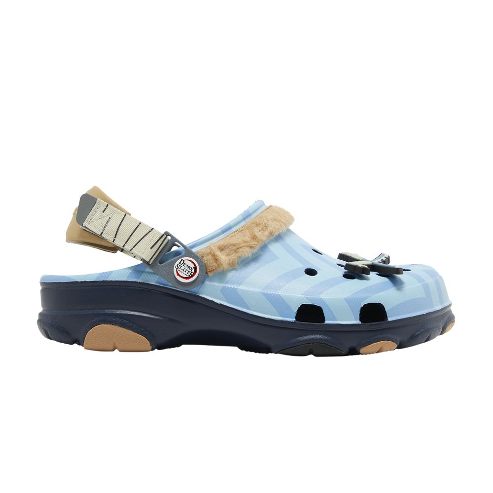 Pre-owned Crocs Demon Slayer X All-terrain Clog 'inosuke' In Blue