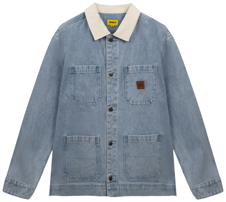 golfwang deuce denim jacket golfwang denim chore jacket 21ss Golf