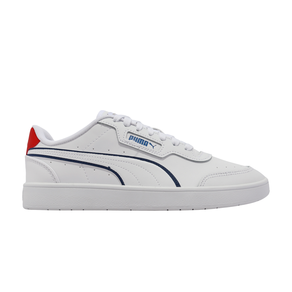 Pre-owned Puma Bmw Motorsport X Court Guard 'white Blue Red'