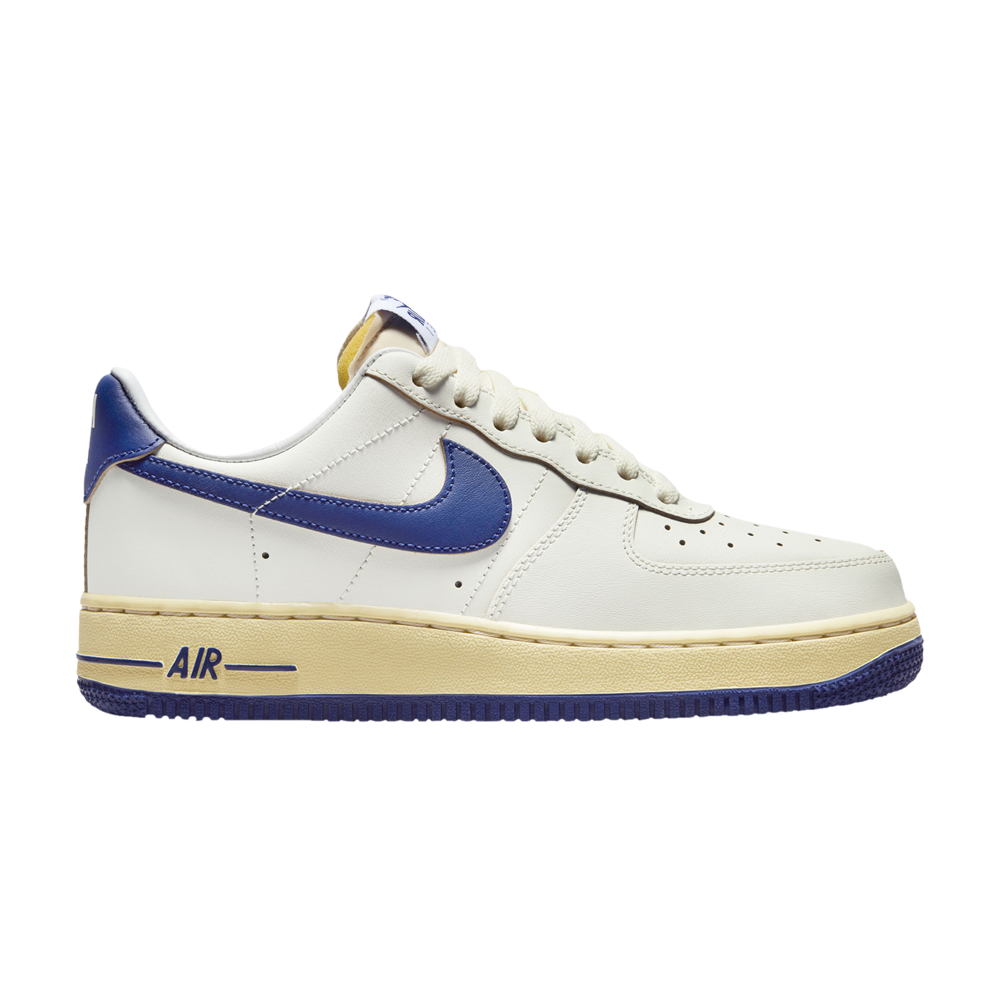 Pre-owned Nike Wmns Air Force 1 '07 'athletic Department - Deep Royal Blue' In White