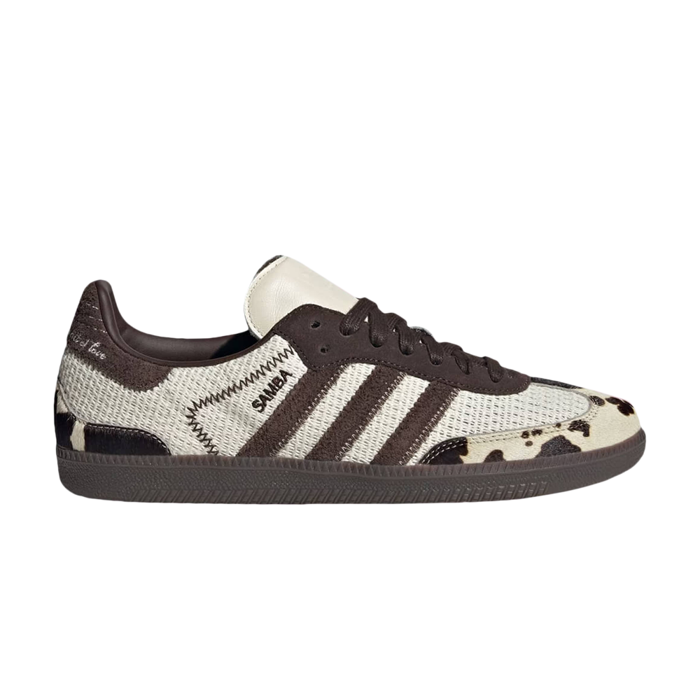 Pre-owned Adidas Originals Notitle X Samba Og 'cow Print' In Brown