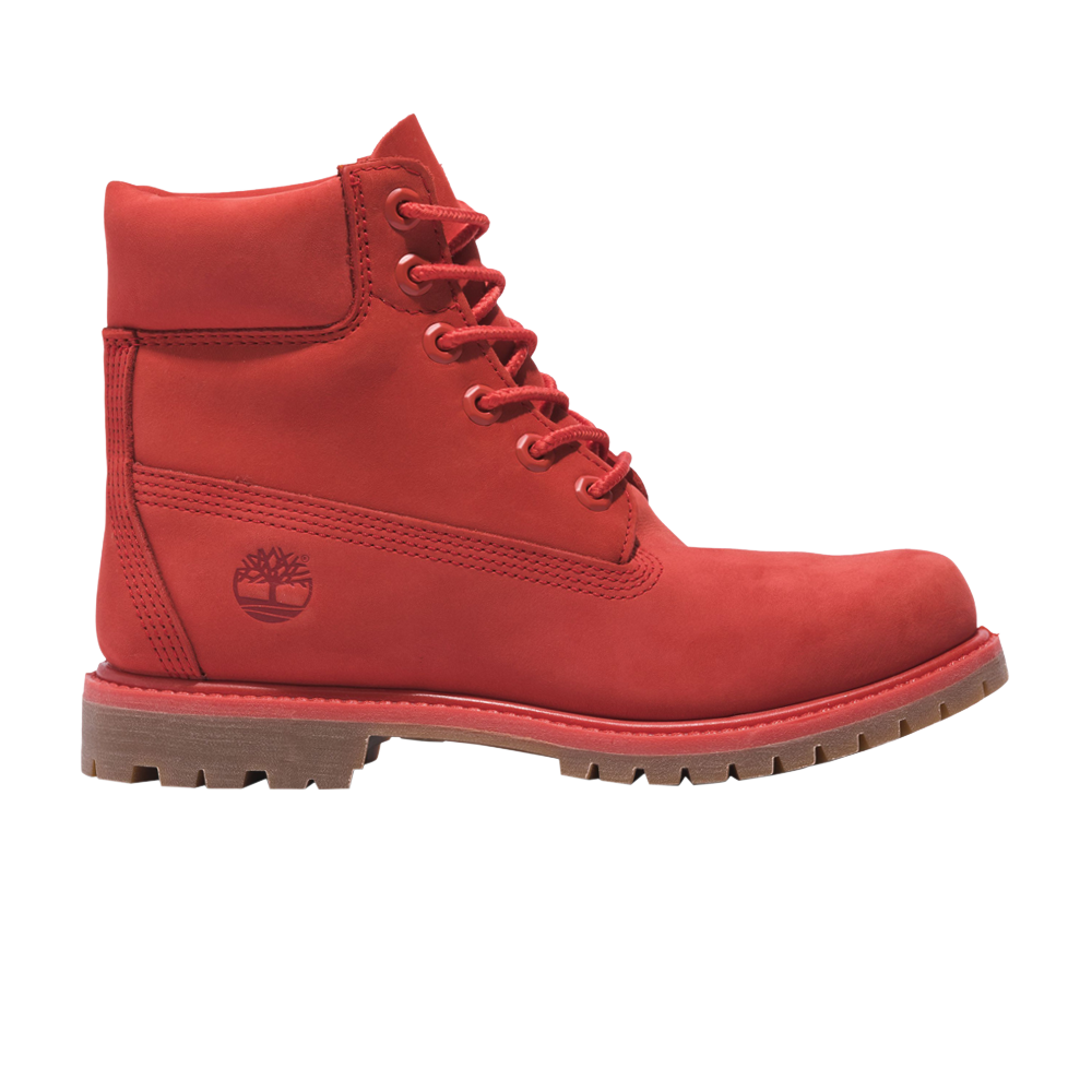 Pre-owned Timberland Wmns 6 Inch Boot '50th Anniversary - Medium Red'