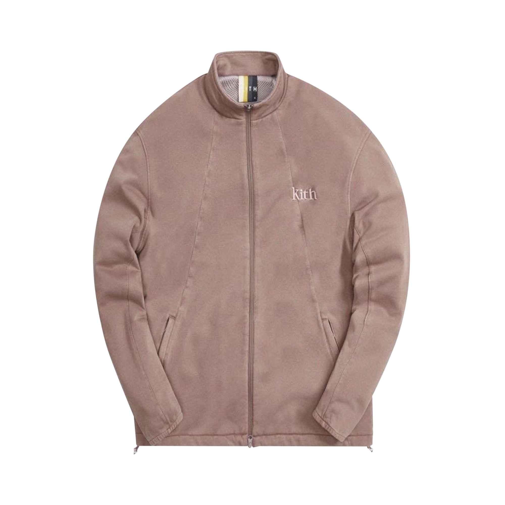 Pre-owned Kith Windsor Panelled Track Jacket 'dusty Mauve' In Pink