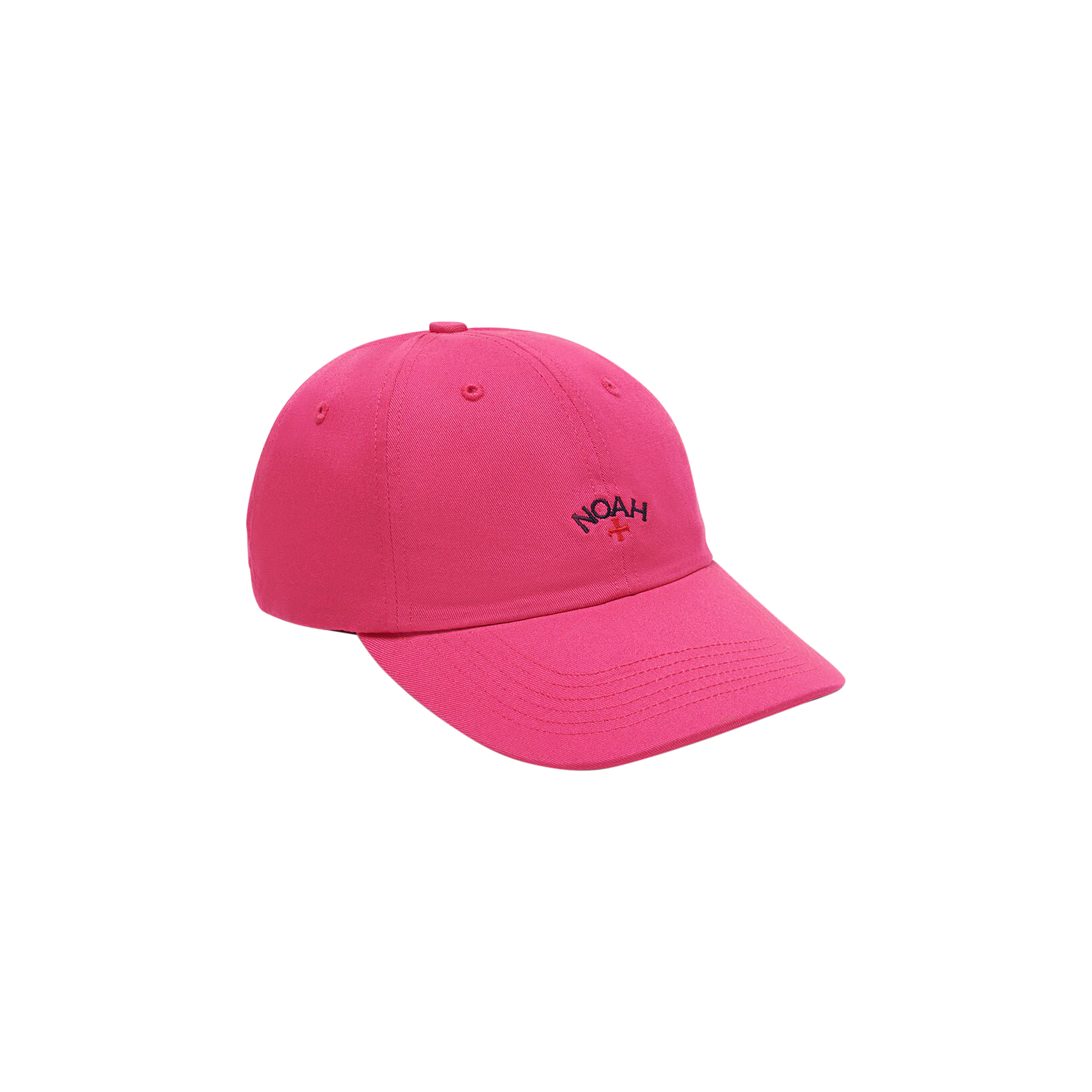 Pre-owned Noah Core Logo 6 Panel Hat 'hibiscus' In Pink