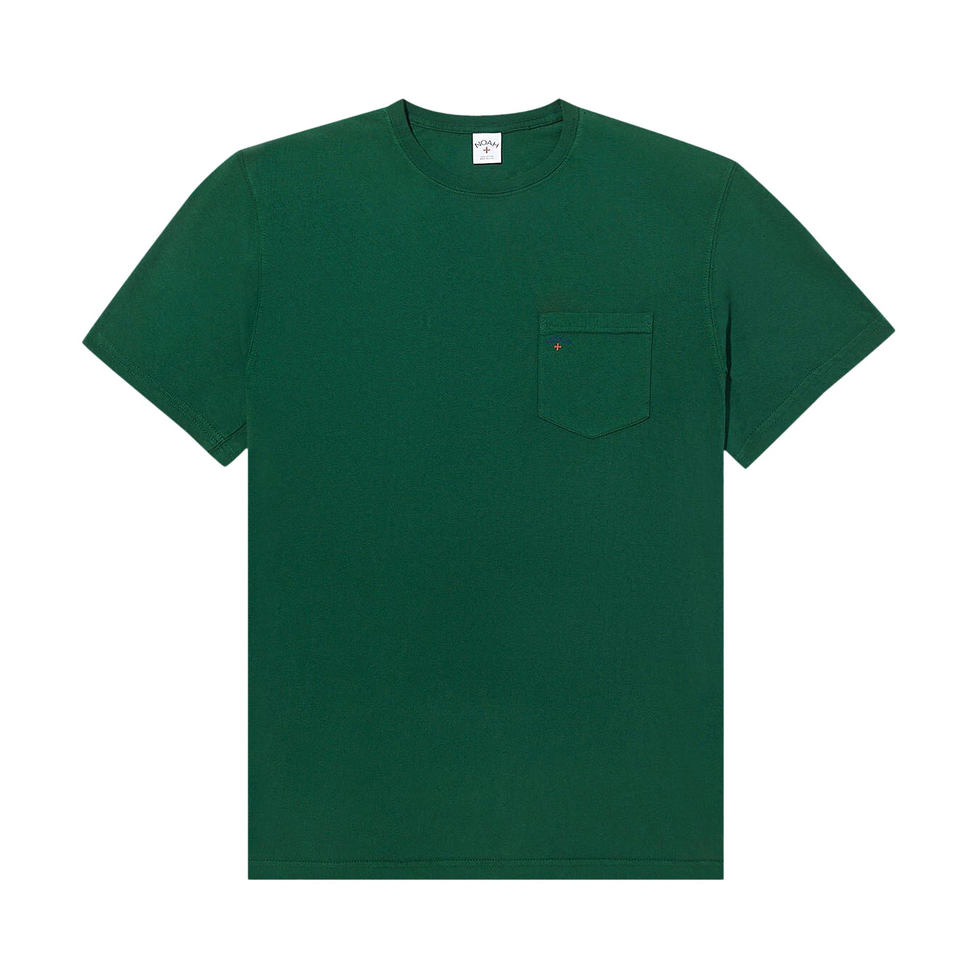 Pre-owned Noah Core Logo Pocket T-shirt 'spartan Green'