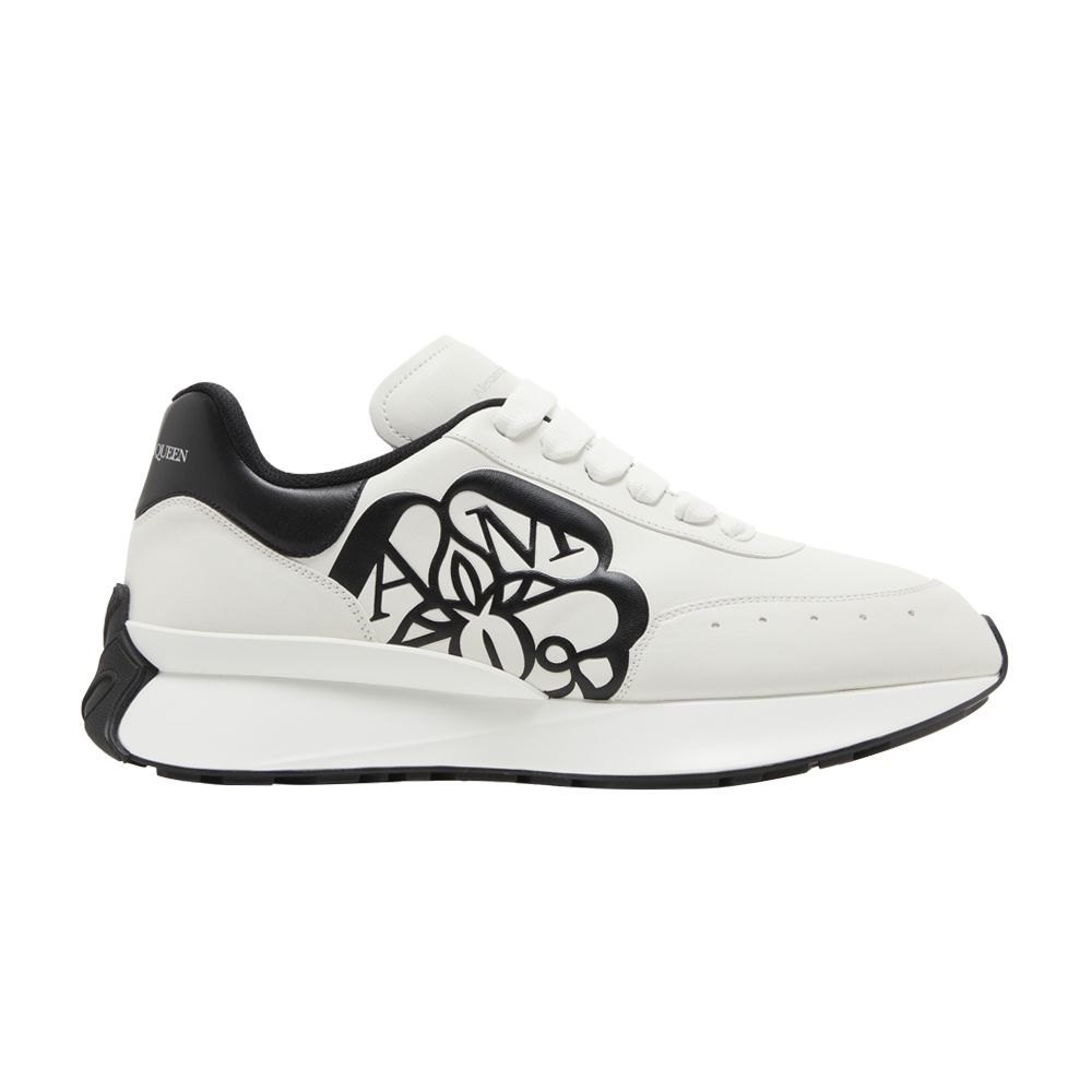 Pre-owned Alexander Mcqueen Sprint Runner 'white Black' | Men's Size 41
