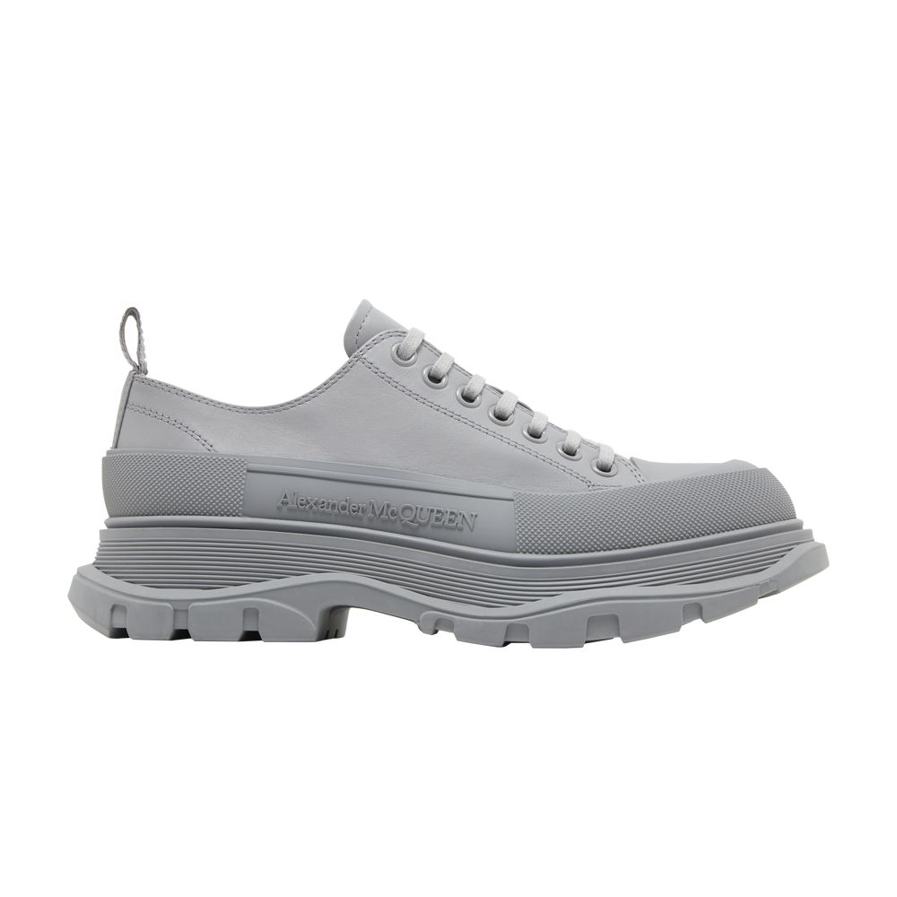 Pre-owned Alexander Mcqueen Tread Slick Lace-up 'melange' | Grey | Men's Size 48