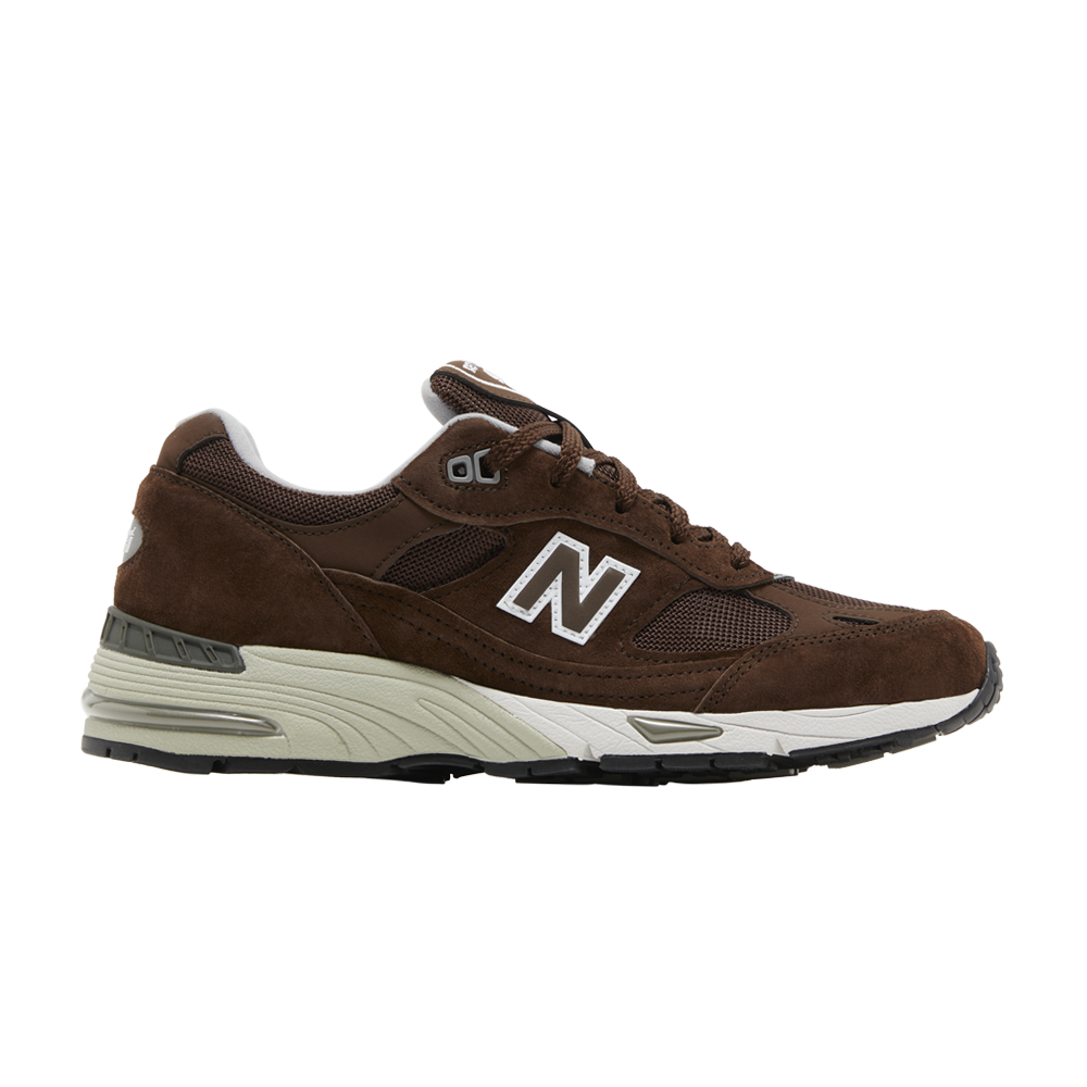 Pre-owned New Balance Wmns 991 Made In England 'carafe' In Brown