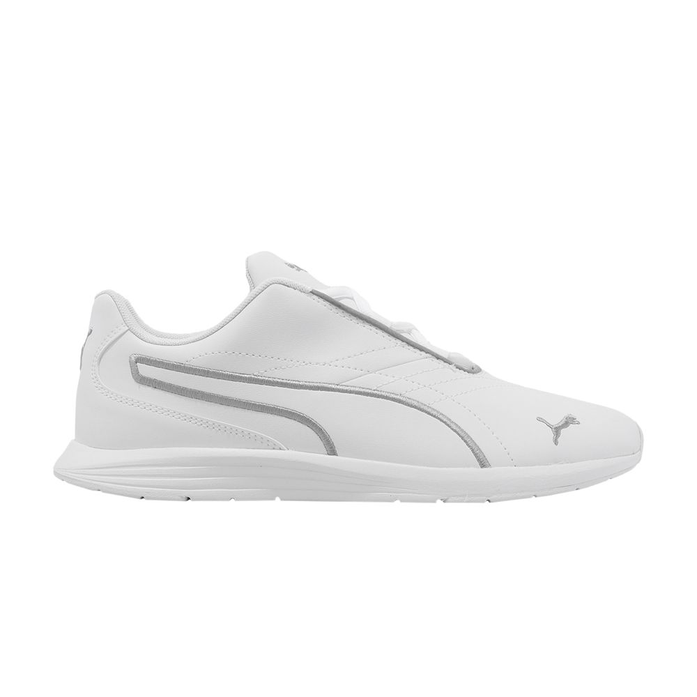 Pre-owned Puma Wmns Ella Lace-up 'white Silver'