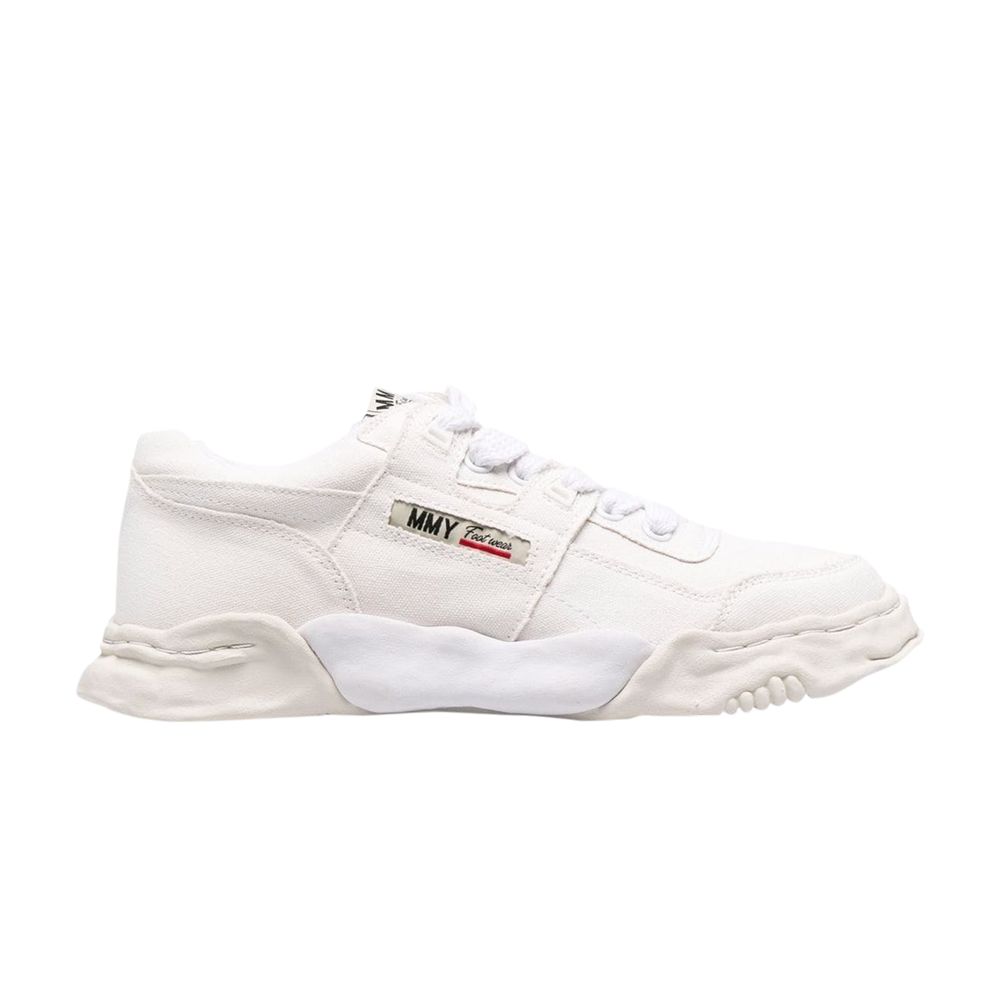 Pre-owned Miharayasuhiro Maison Mihara Yasuhiro Maison Mihara Yasuhiro Parker Og Sole Cow Canvas Low 'white' | Men's Size 39