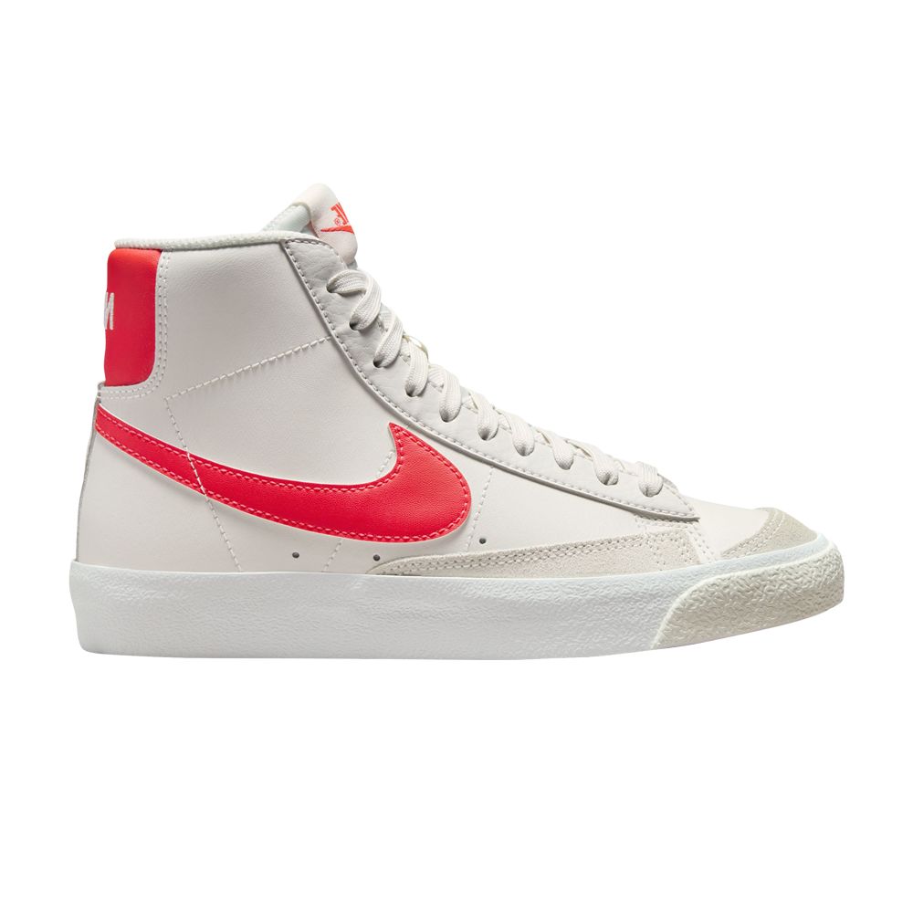 Pre-owned Nike Blazer Mid '77 Gs 'phantom Bright Crimson' | Cream | Kid's Size 5.5