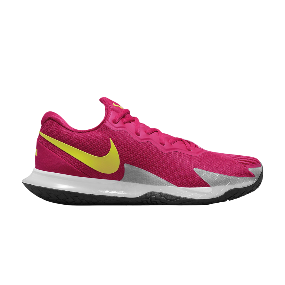 Pre-owned Nike Court Zoom Vapor Cage 4 Rafa 'hibiscus Yellow Strike' In Pink