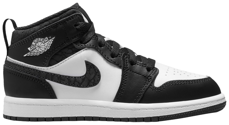 Air Jordan 1 Mid SE PS Panda Elephant