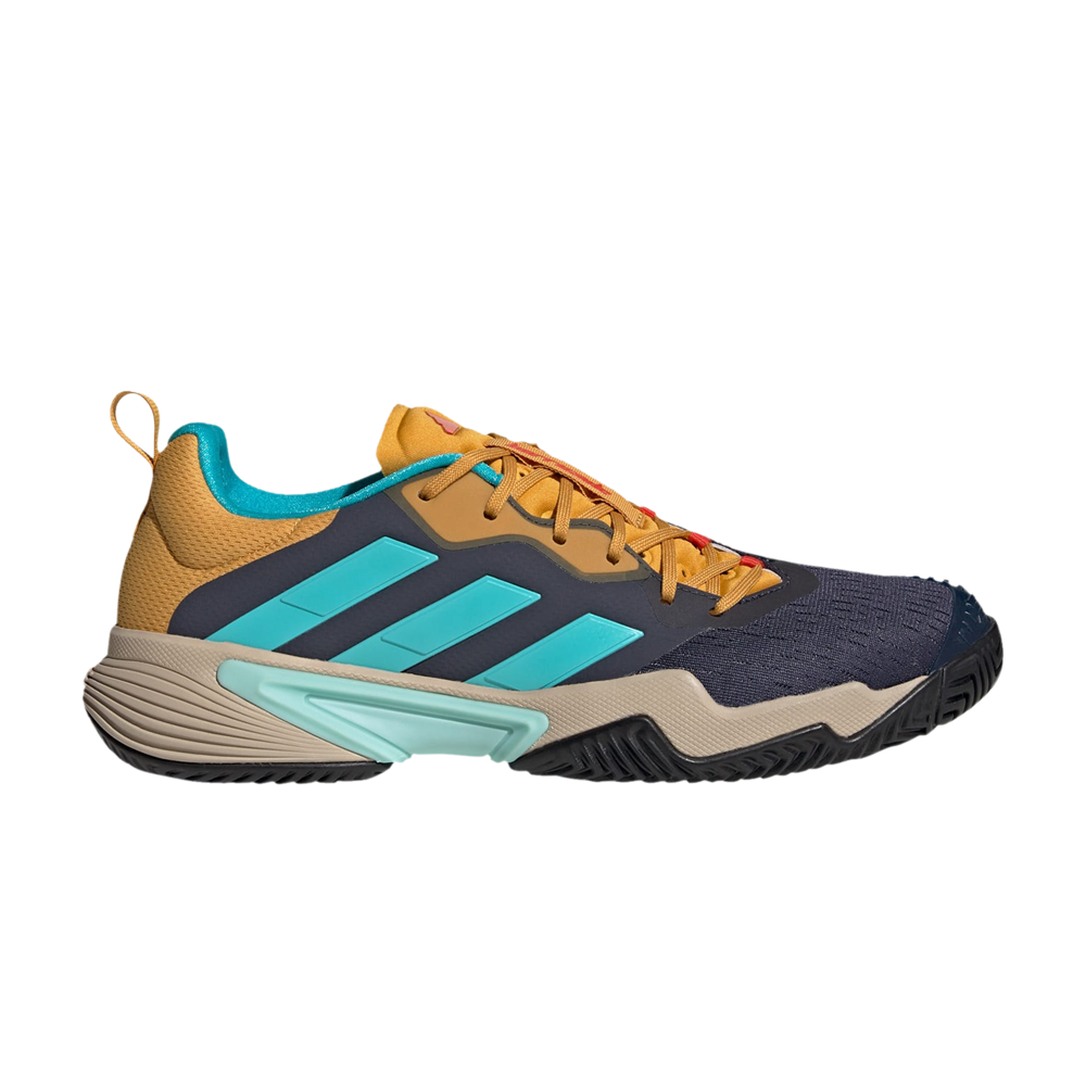 Pre-owned Adidas Originals Barricade 'shadow Navy Preloved Yellow' In Blue