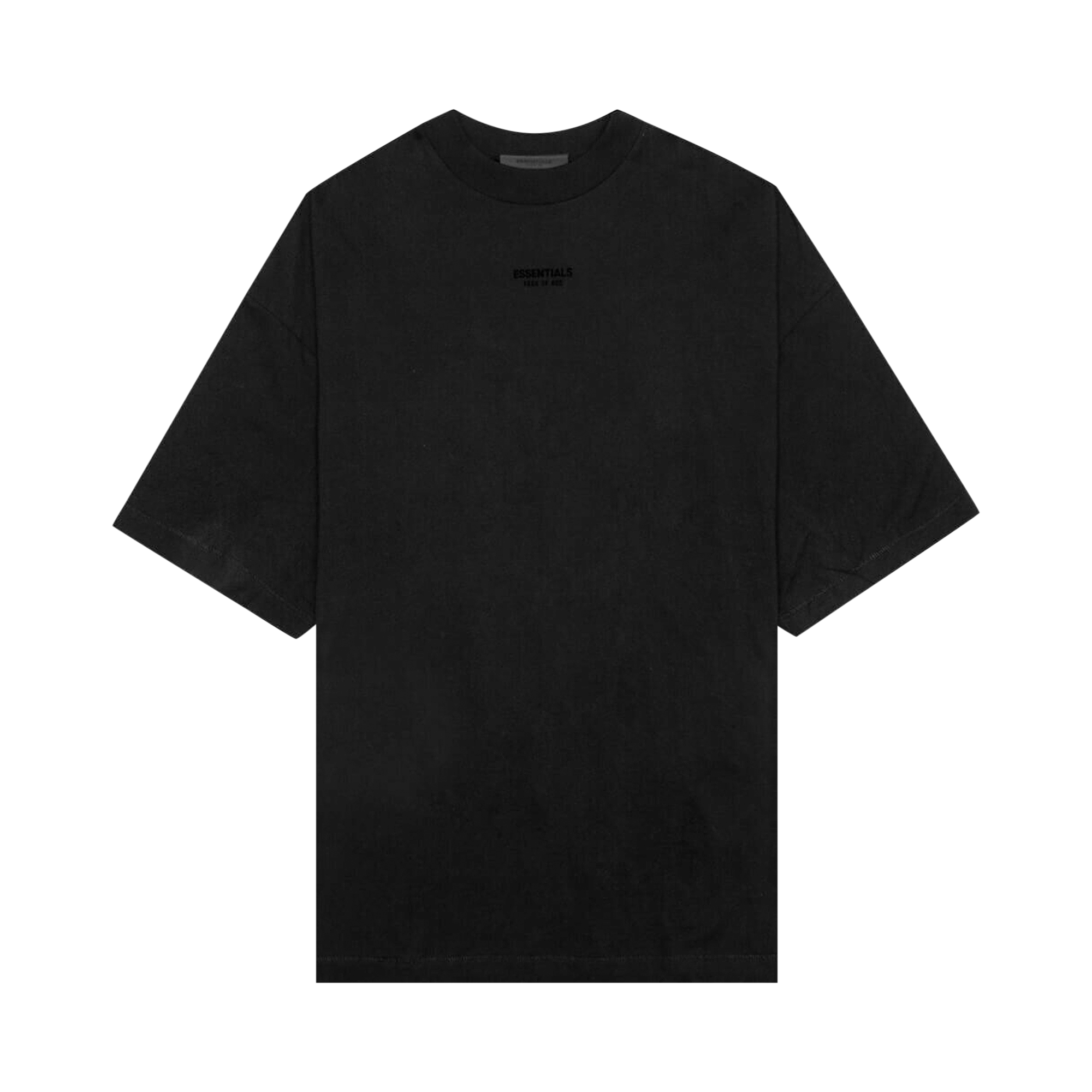 Pre-owned Essentials Fear Of God  Tee 'jet Black'