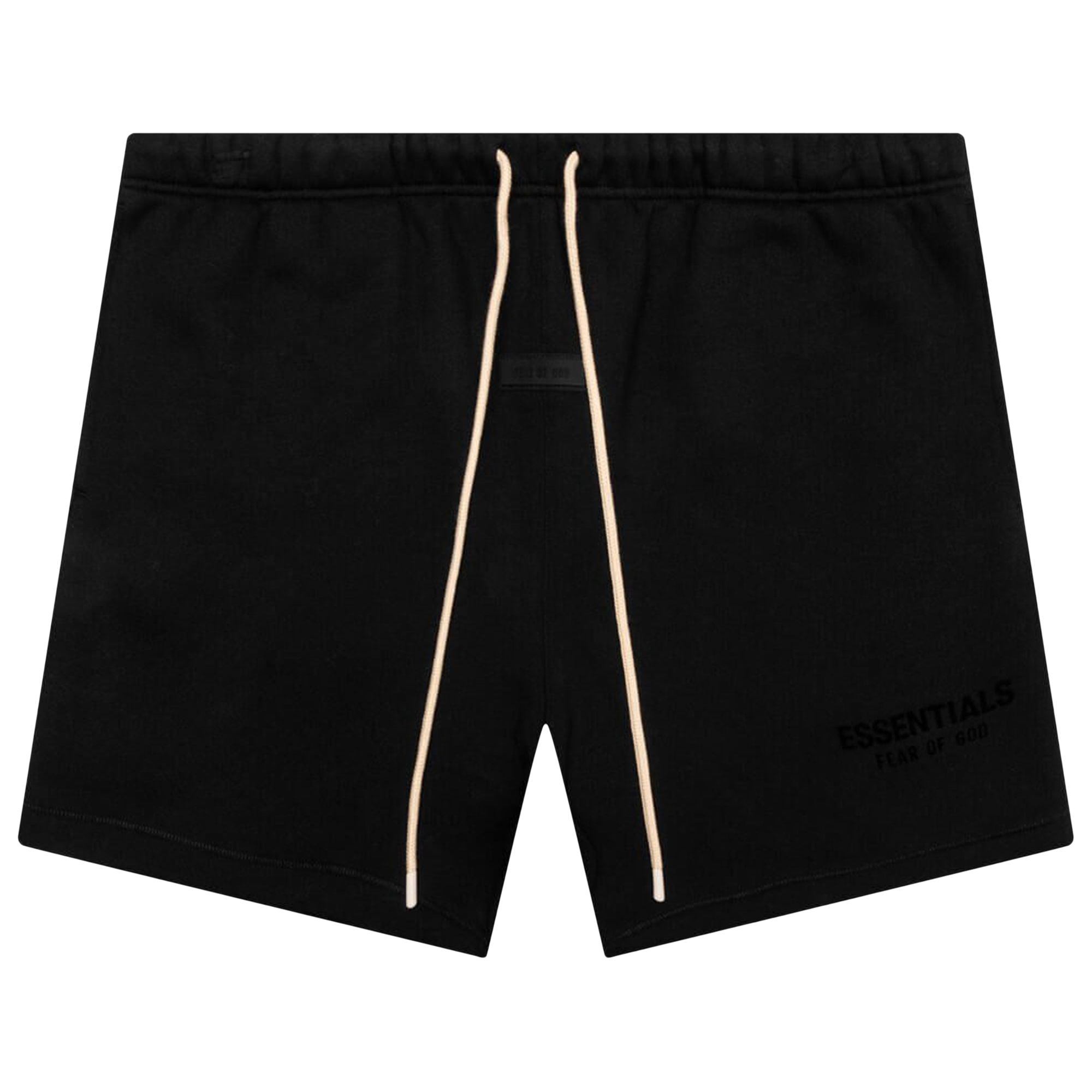 Pre-owned Essentials Fear Of God Sweatshort 'jet Black'