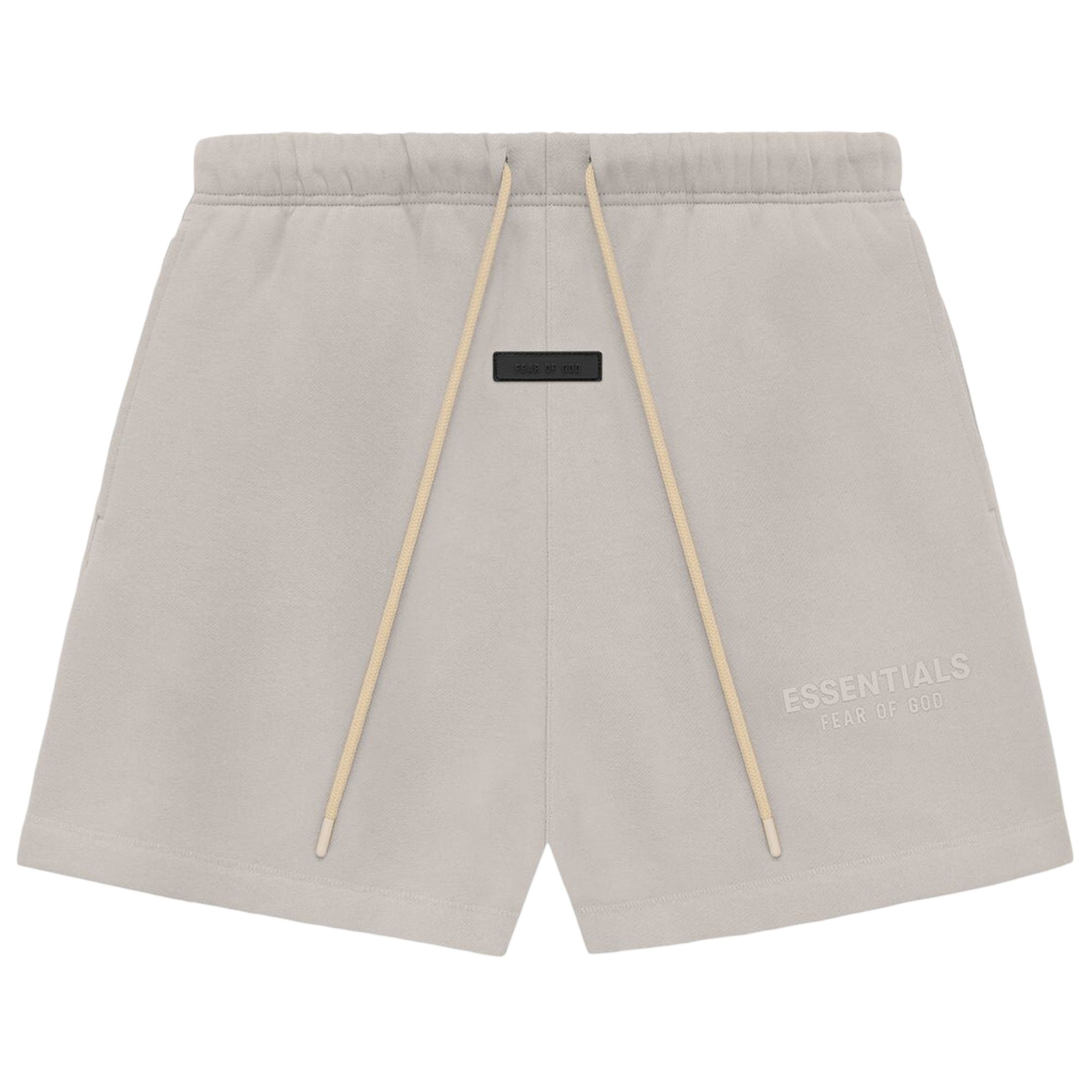Pre-owned Essentials Fear Of God Sweatshort 'silver Cloud' In Grey
